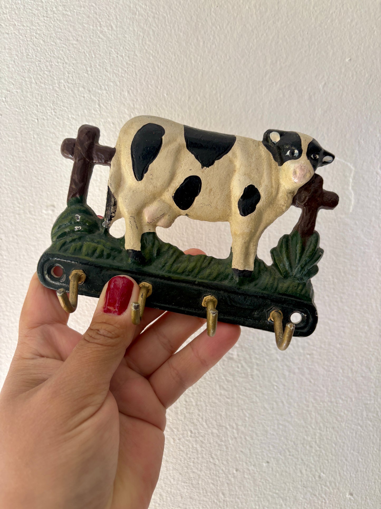 Accroche torchons vintage en fonte