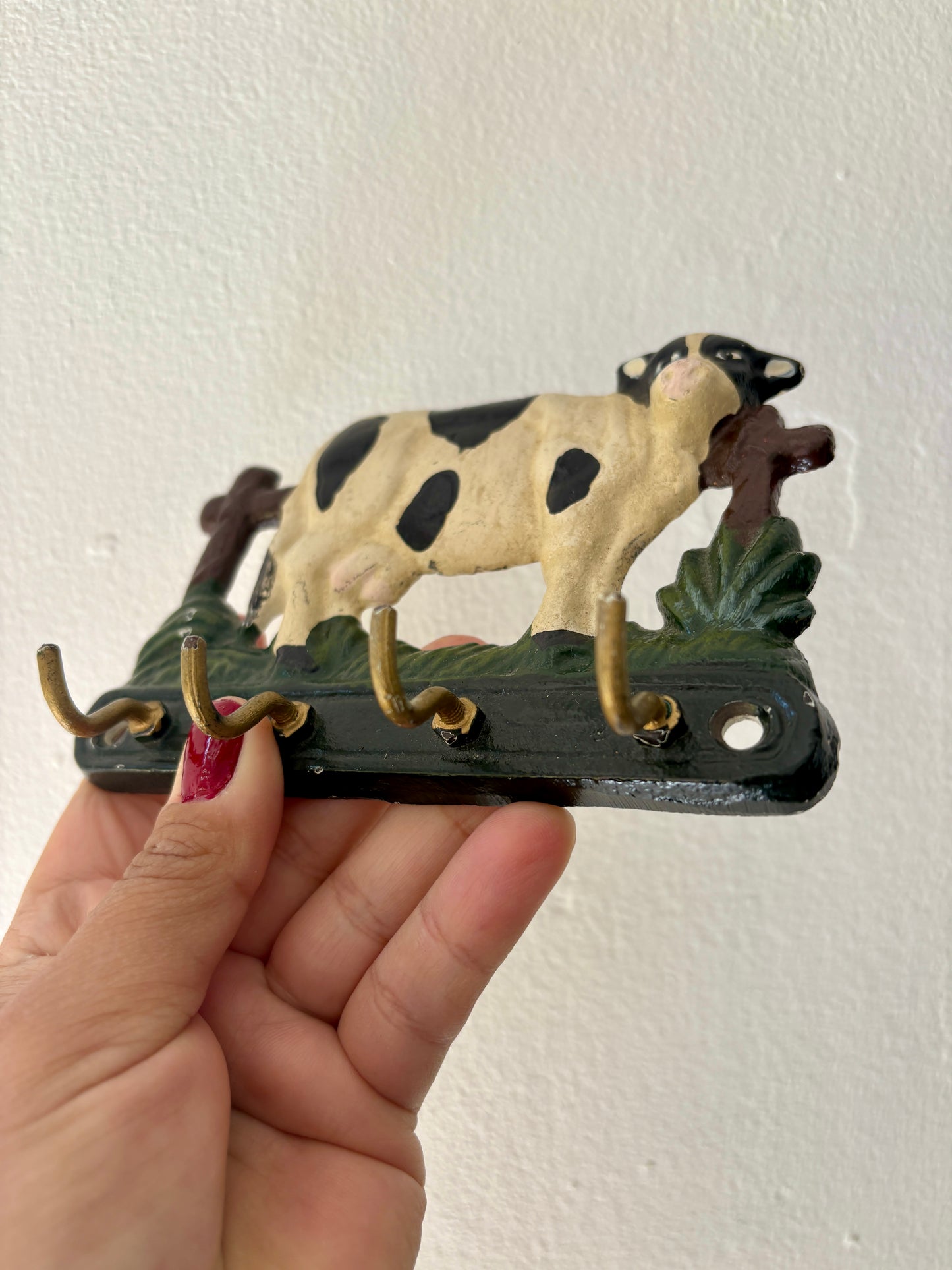 Accroche torchons vintage en fonte