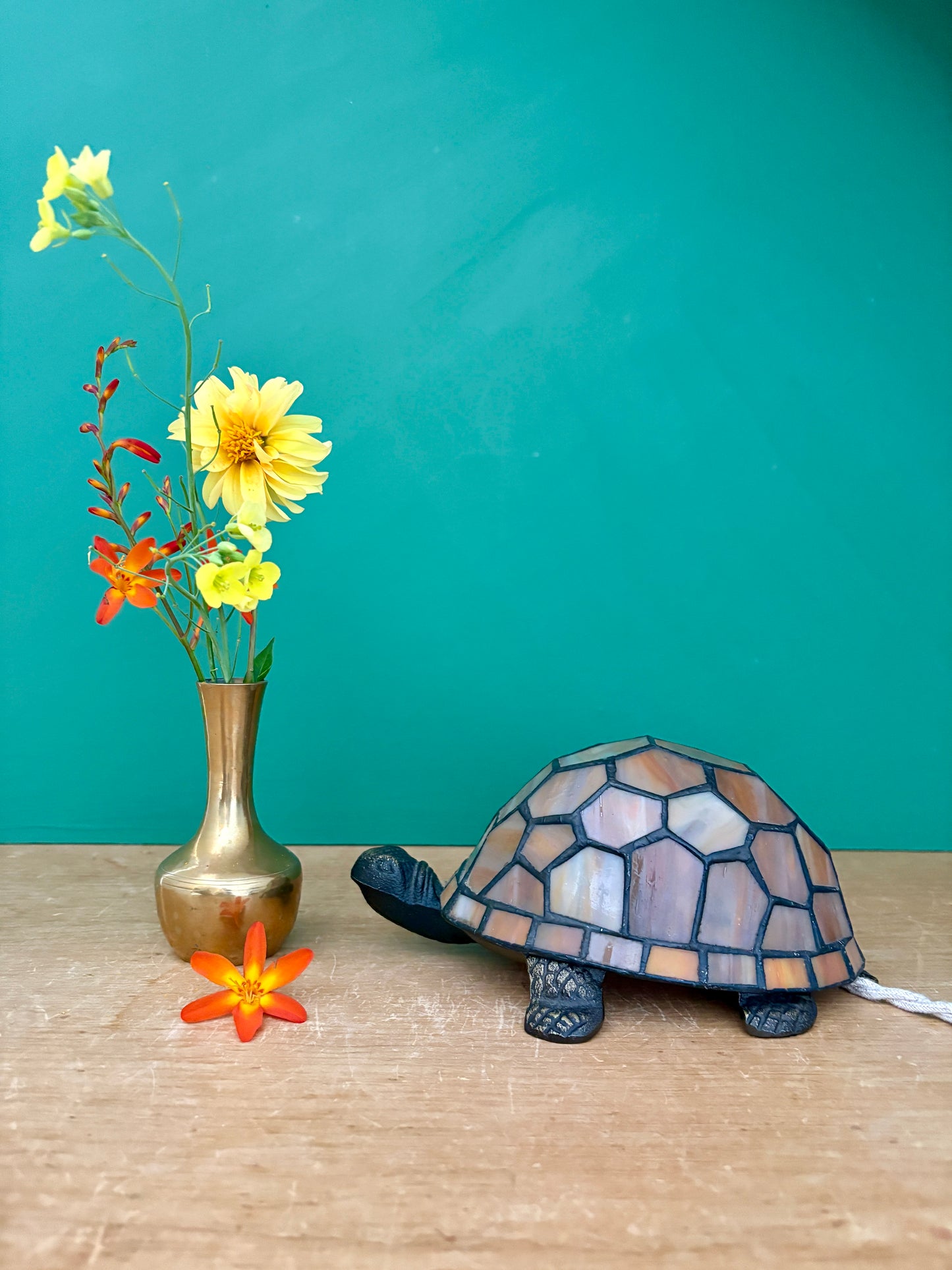 Lampe vintage en forme de tortue