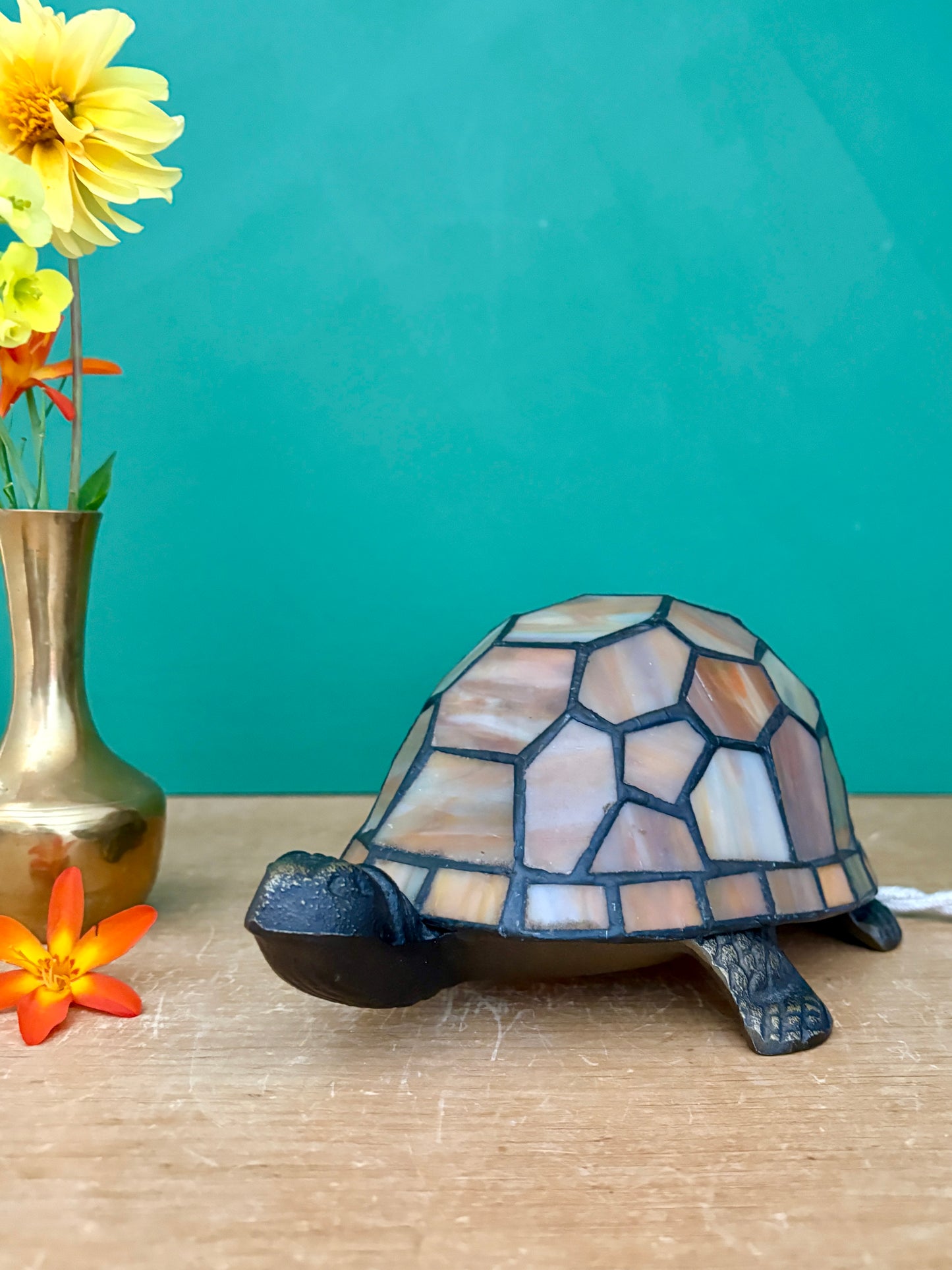 Lampe vintage en forme de tortue