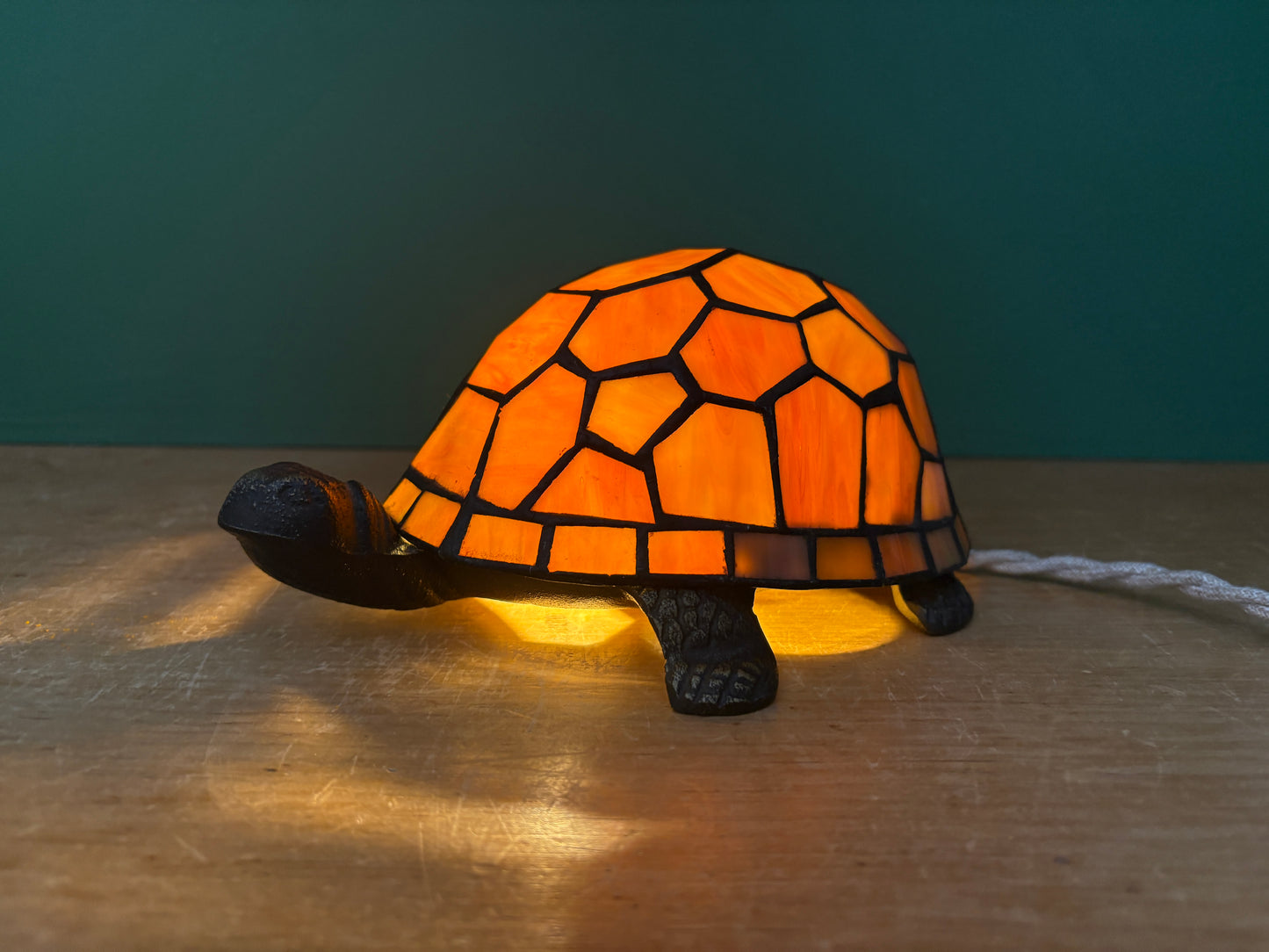 Lampe vintage en forme de tortue