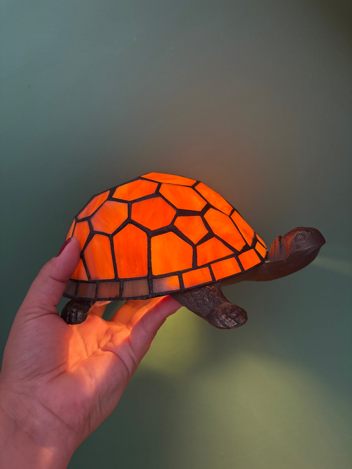 Lampe vintage en forme de tortue
