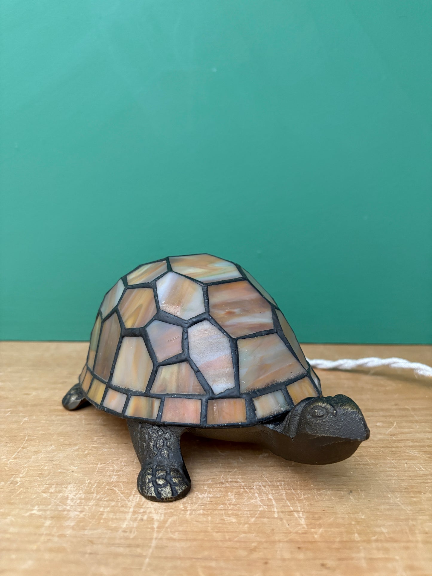 Lampe vintage en forme de tortue