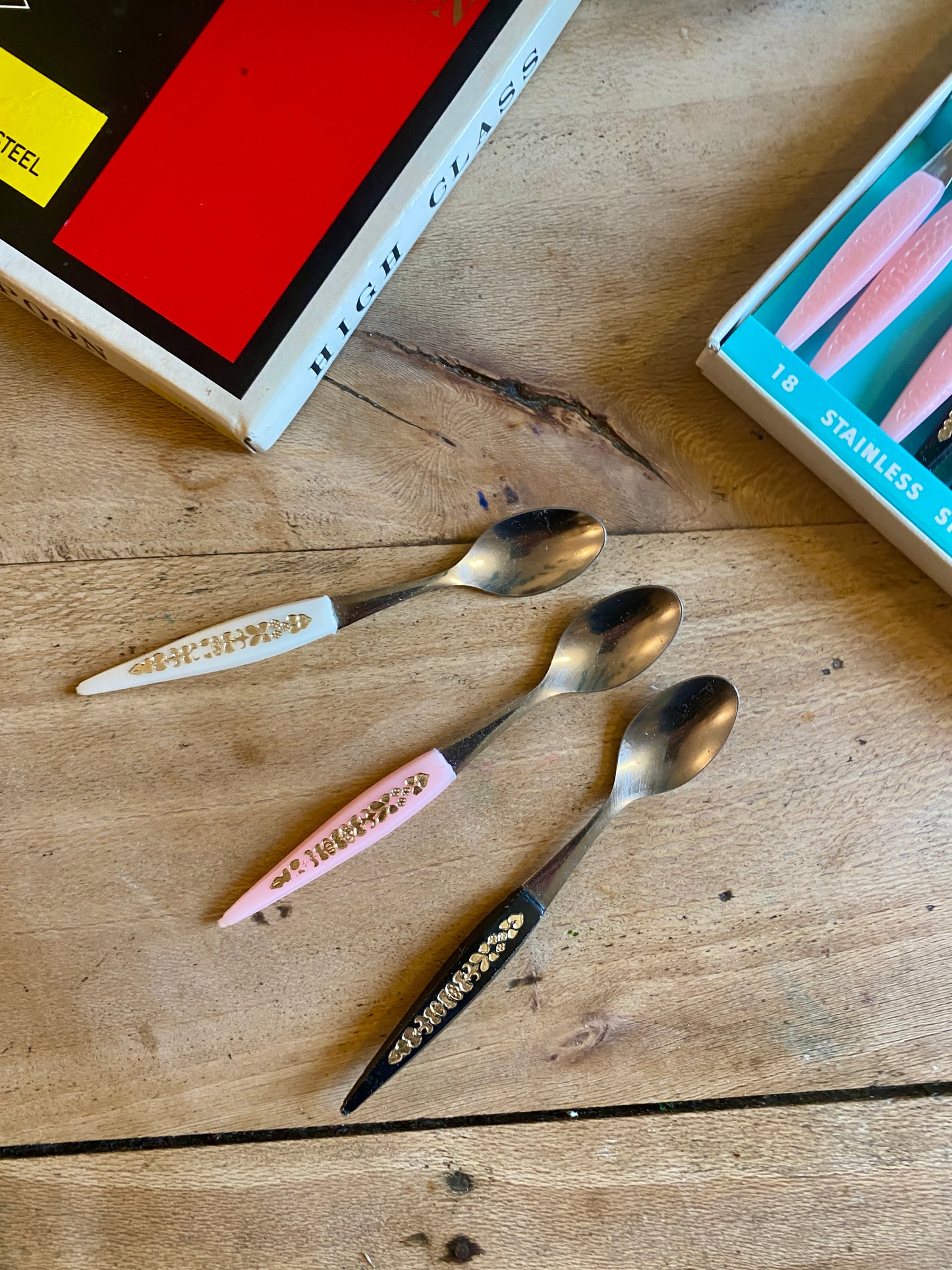 Lot de 12 petites cuillères vintage