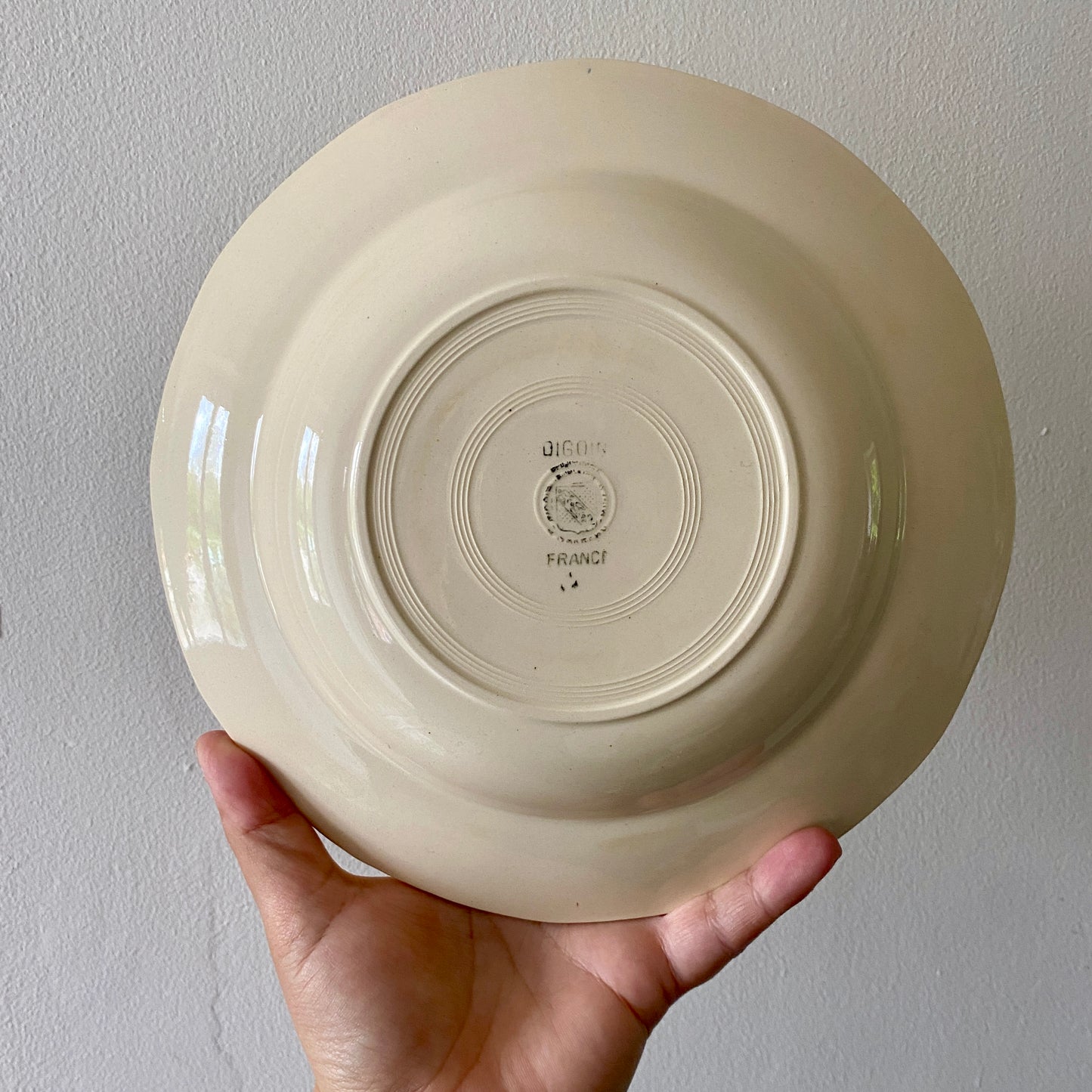 Lot de 8 assiettes creuses vintage - Digoin