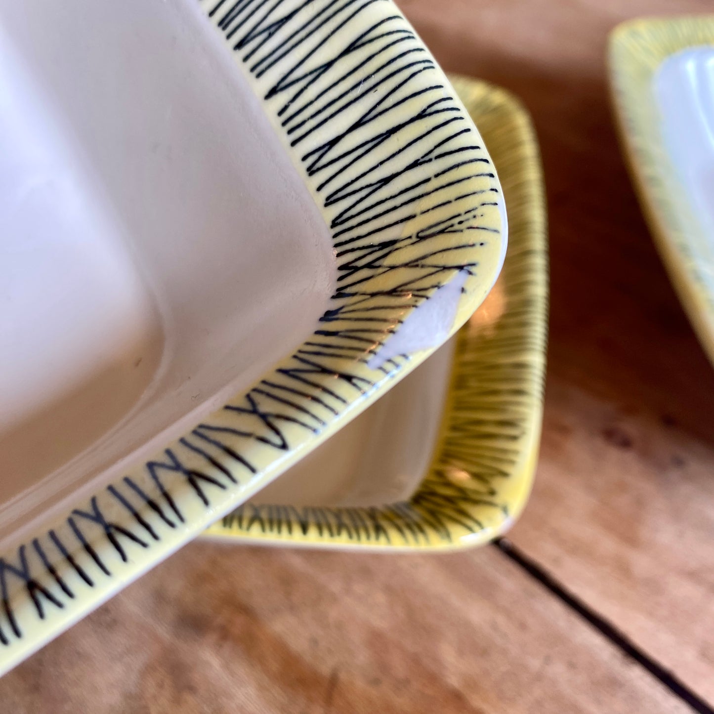 Lot de 3 plats de service vintage de la série Flamingo de Stavangerflint