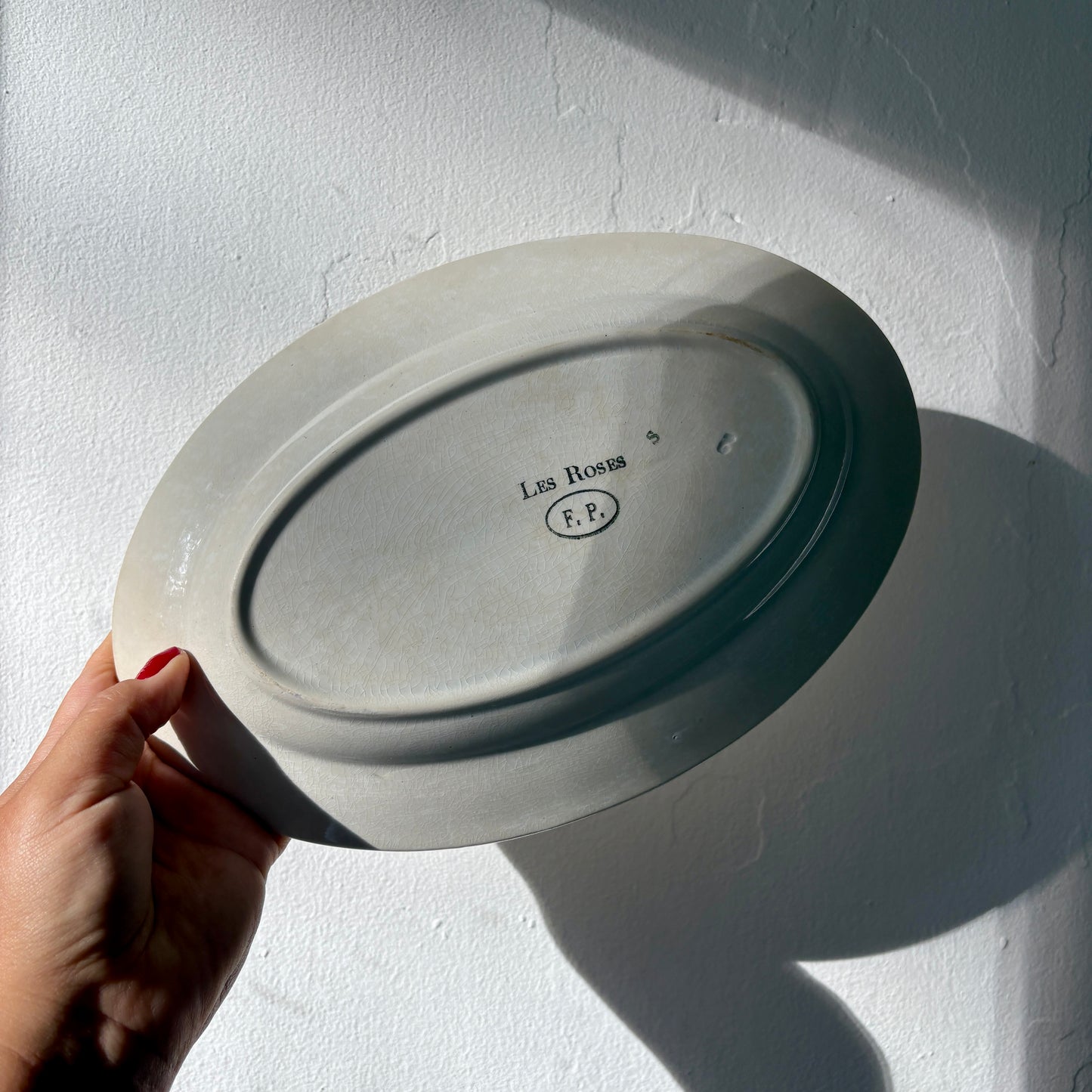 Lot de vaisselles Les Roses - 2 raviers et une saucière -