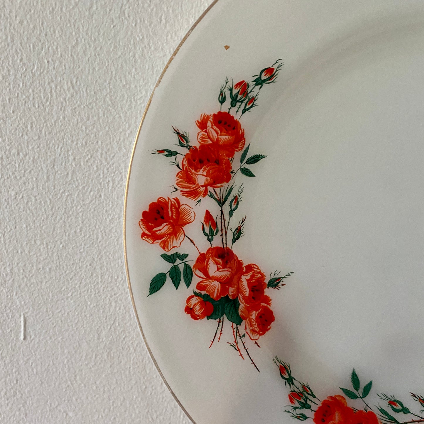 Lot de 6 assiettes vintage en pyrex made in England