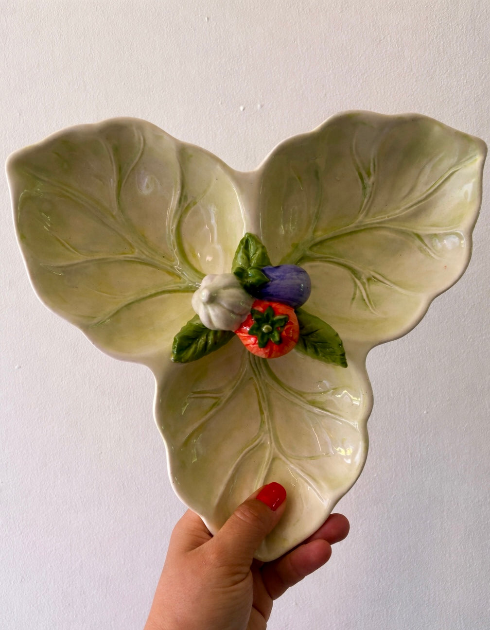 Plat légumes en céramique