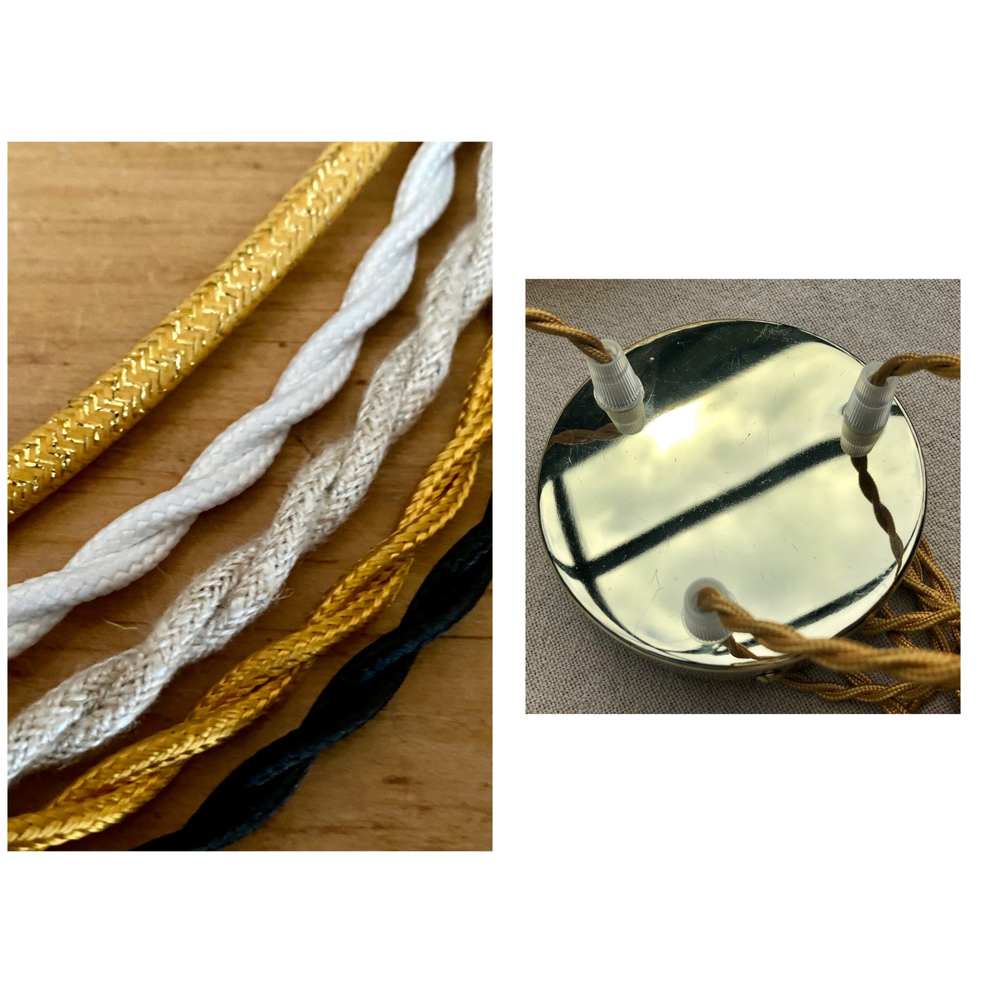 Suspension triple abat-jour vintage en opaline blanche