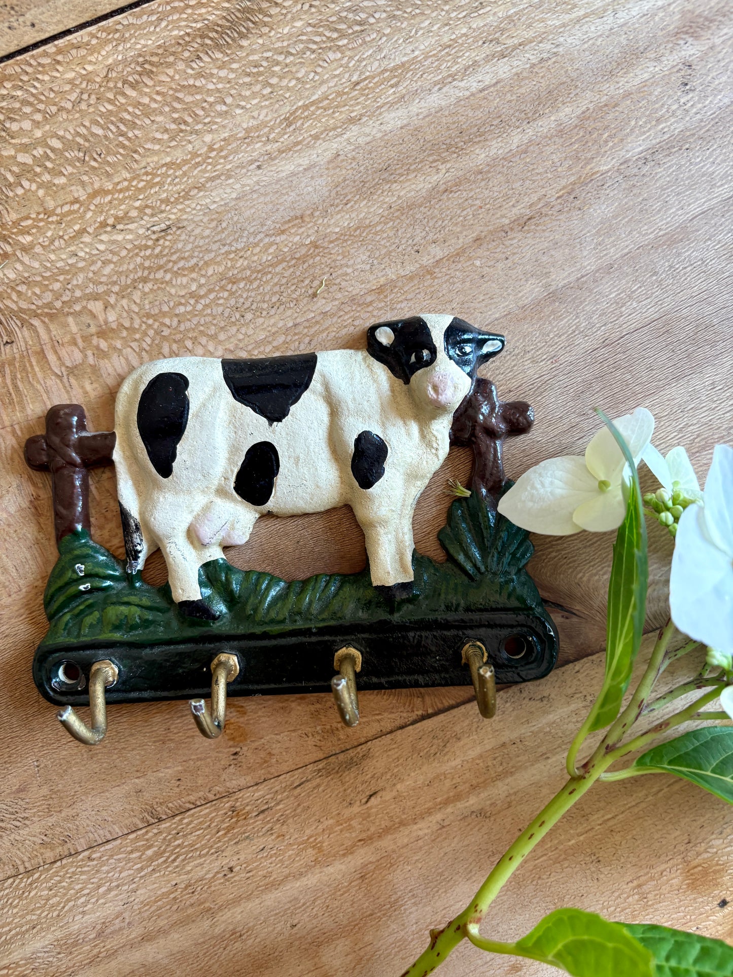 Accroche torchons vintage en fonte