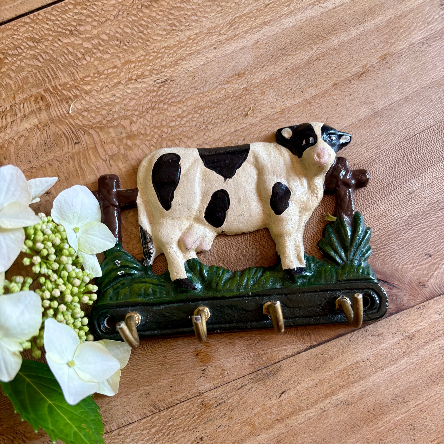 Accroche torchons vintage en fonte