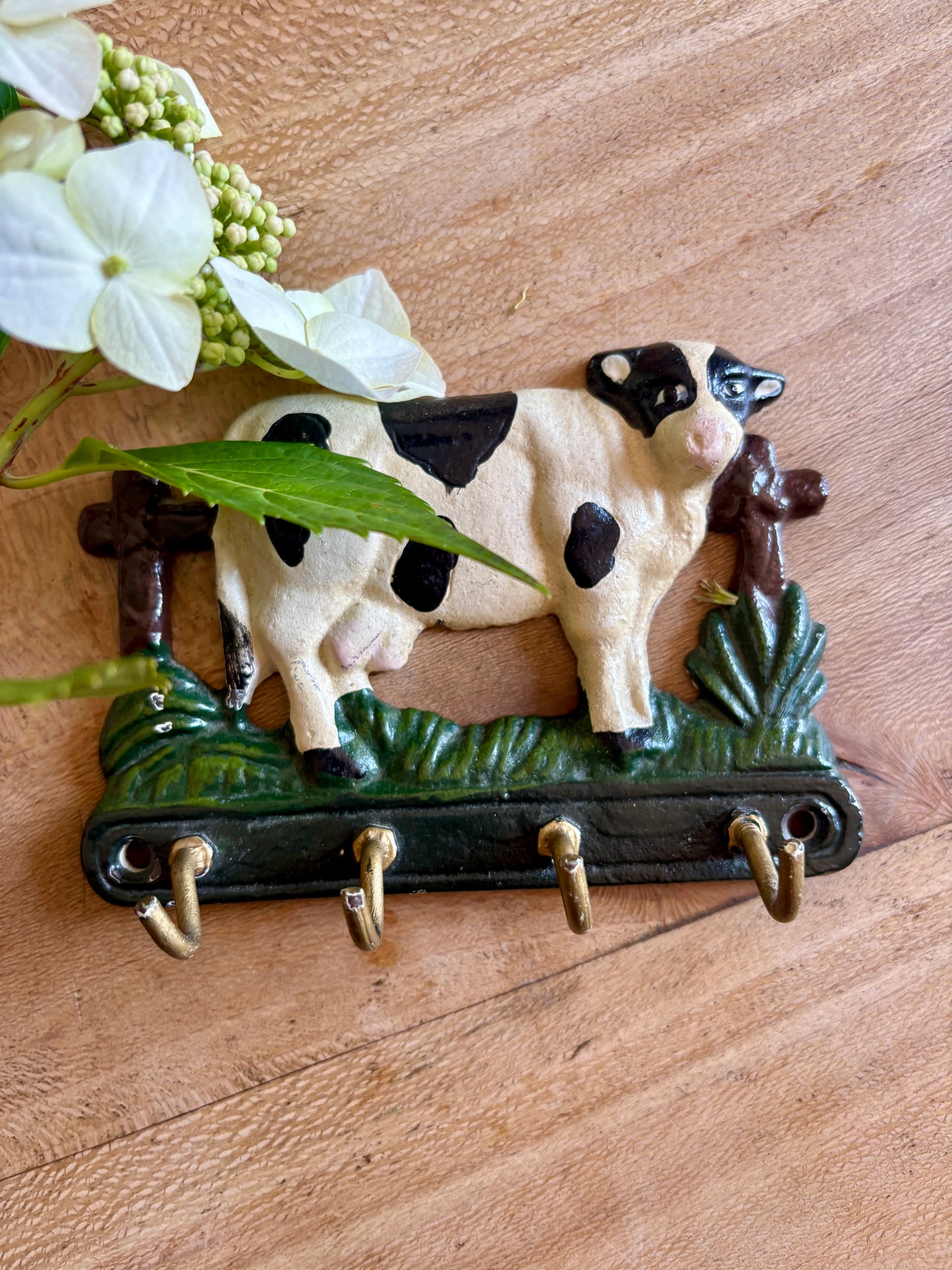 Accroche torchons vintage en fonte