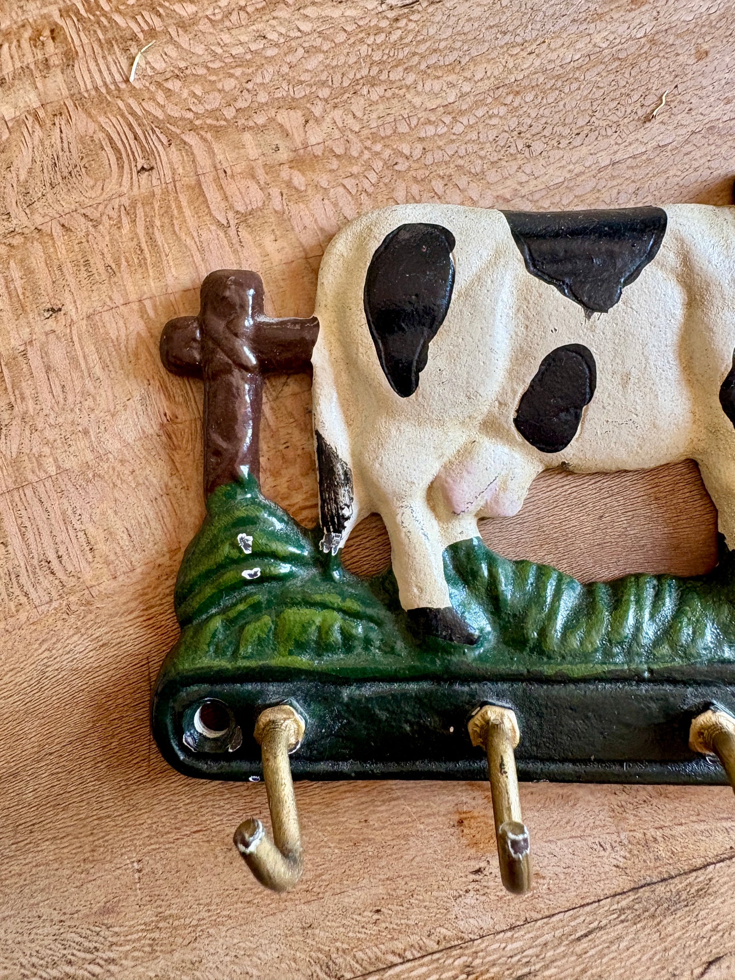 Accroche torchons vintage en fonte