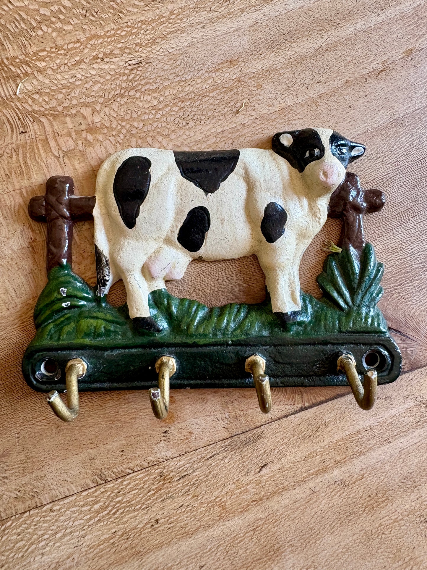 Accroche torchons vintage en fonte