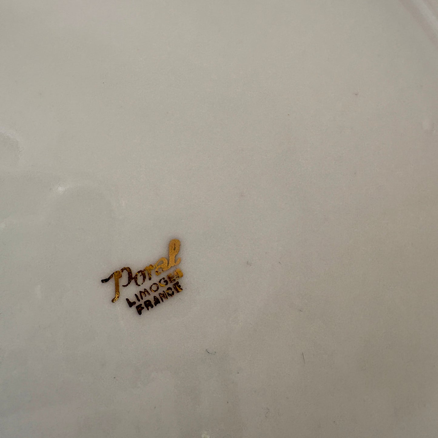 Lot de 10 assiettes creuses vintage en porcelaine de Limoges