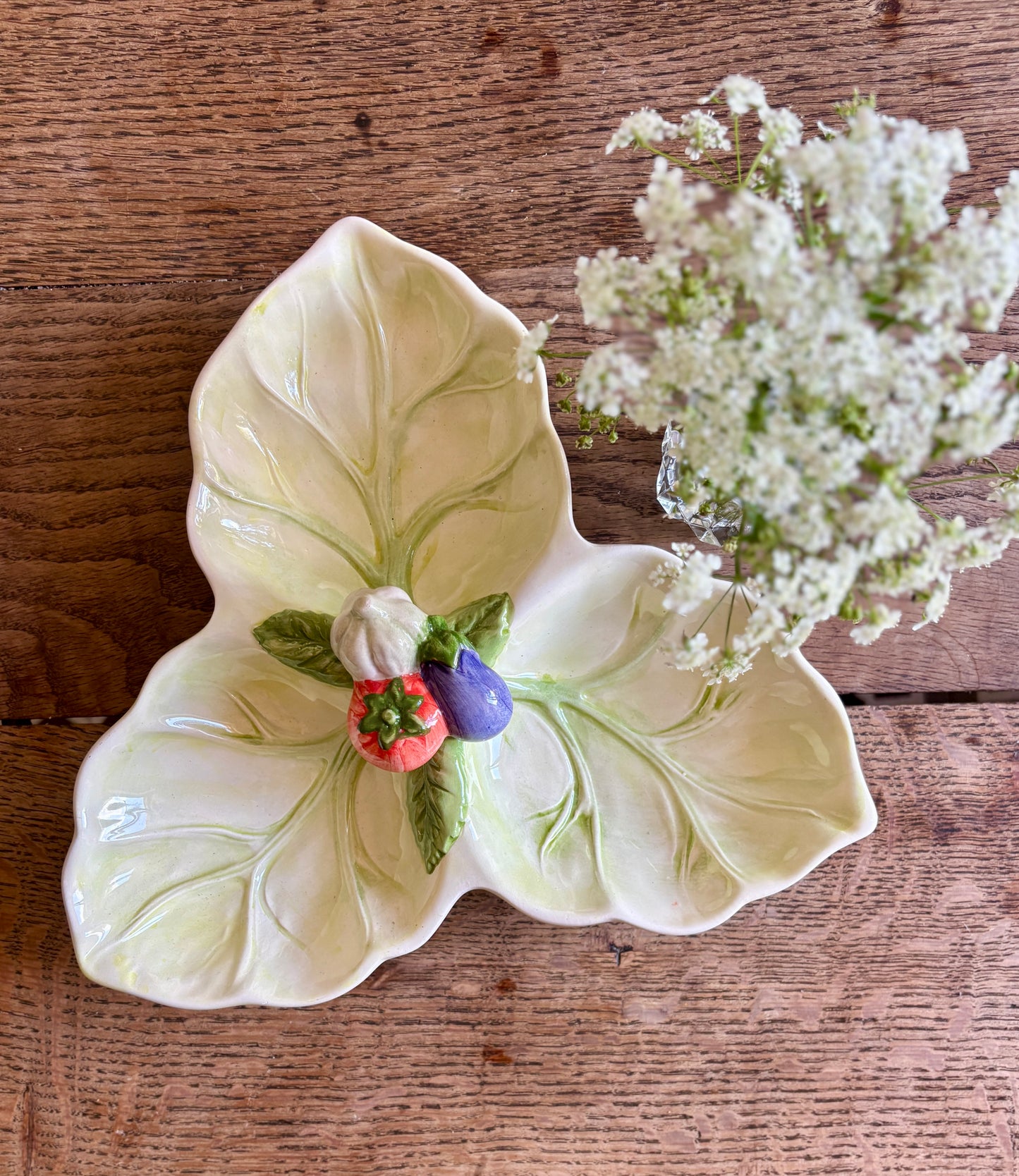 Plat légumes en céramique
