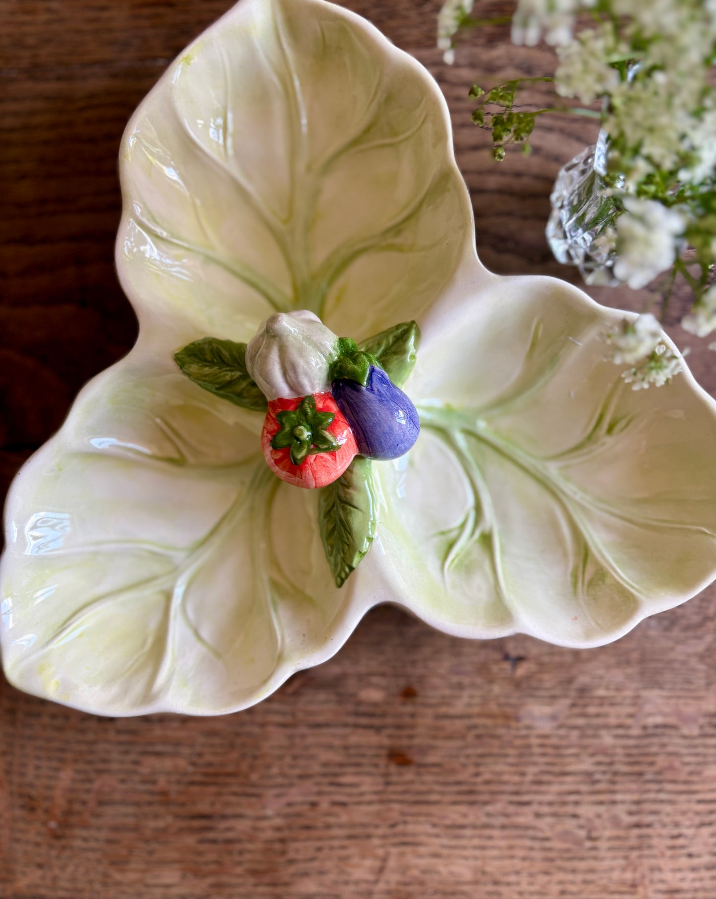 Plat légumes en céramique
