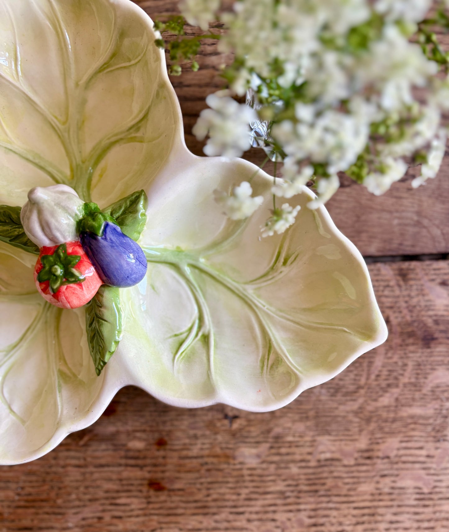 Plat légumes en céramique