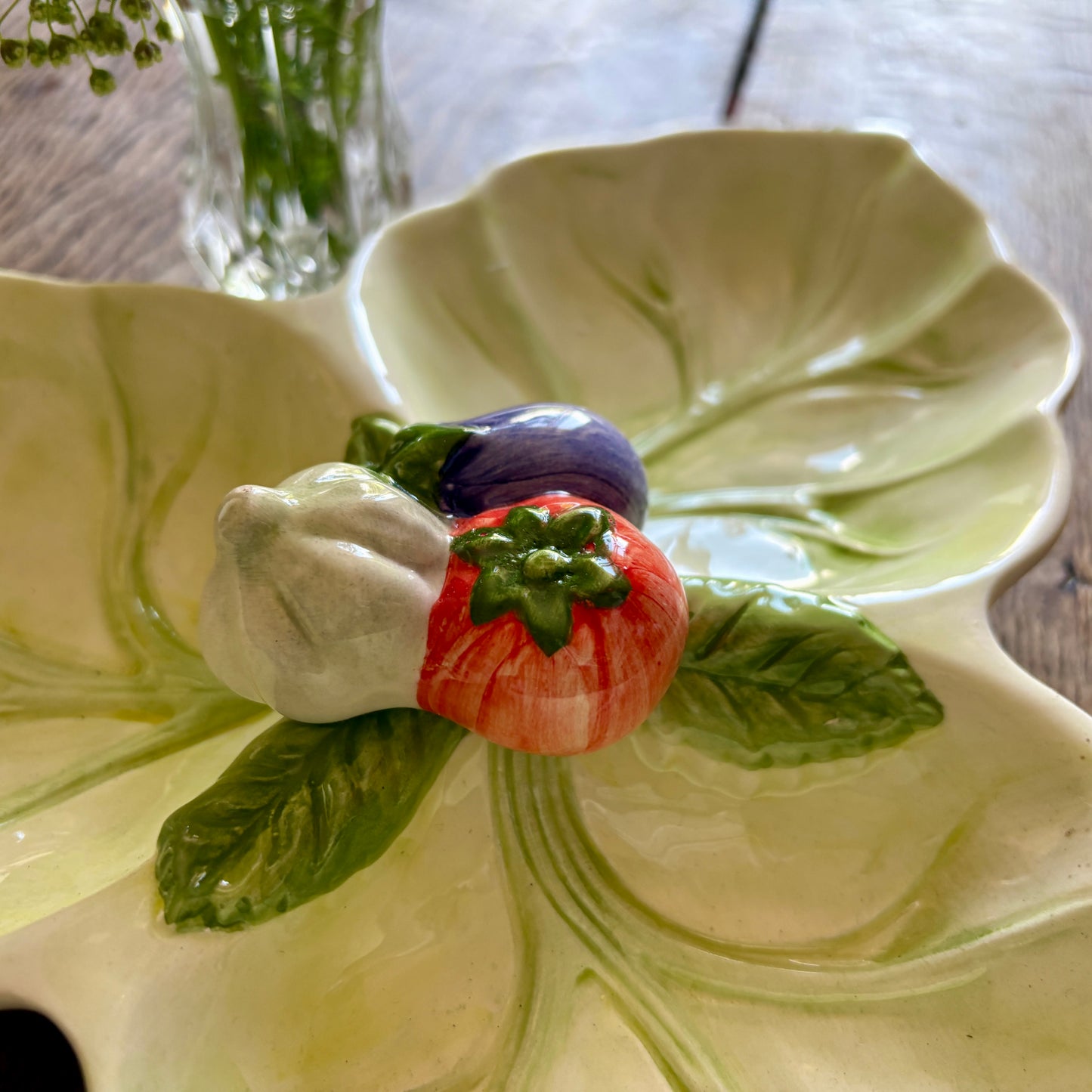Plat légumes en céramique