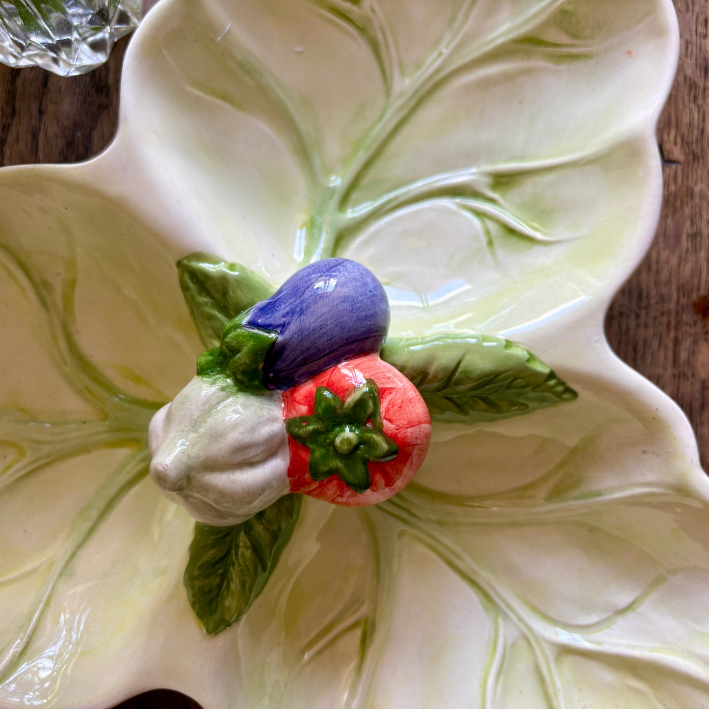 Plat légumes en céramique