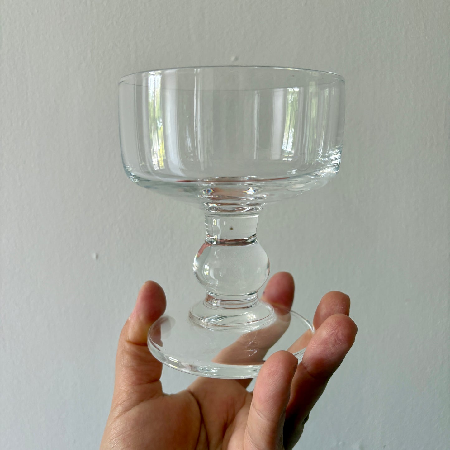 Lot de 6 coupes vintage en cristal - modèle Trocadéro