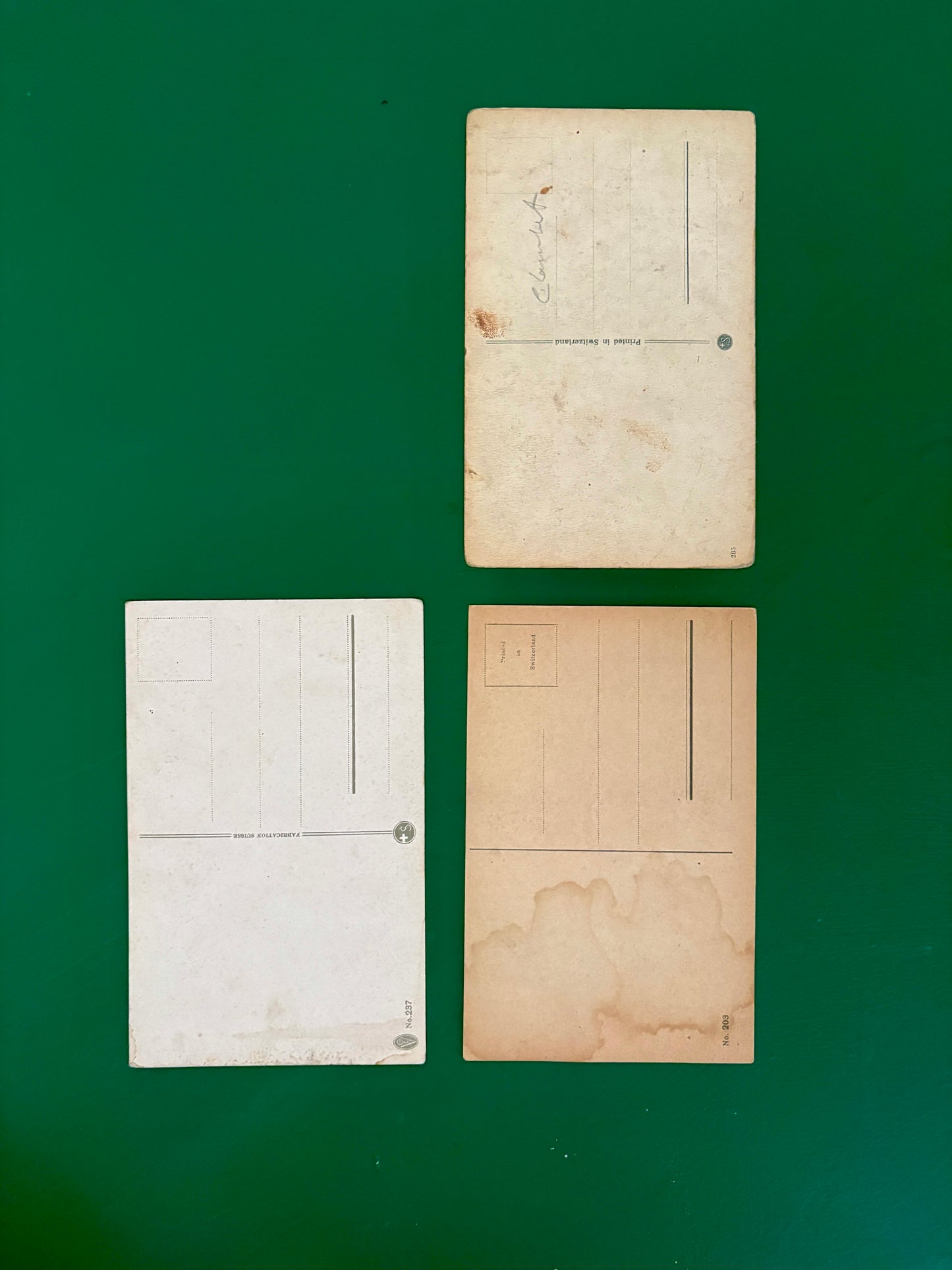Lot de 3 cartes postales anciennes