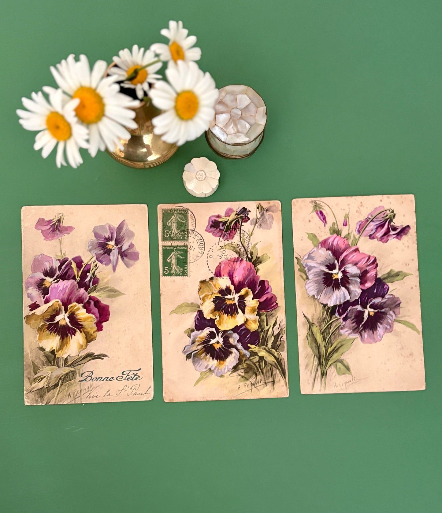 Lot de 3 cartes anciennes