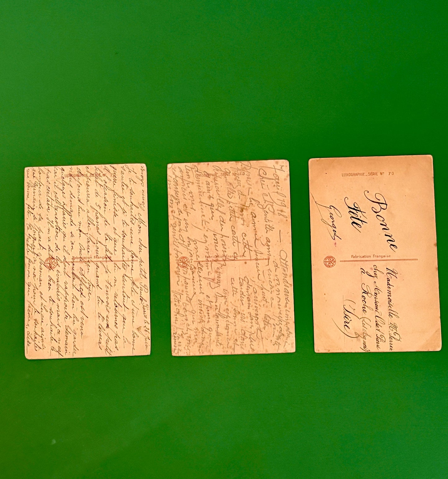 Lot de 3 cartes anciennes
