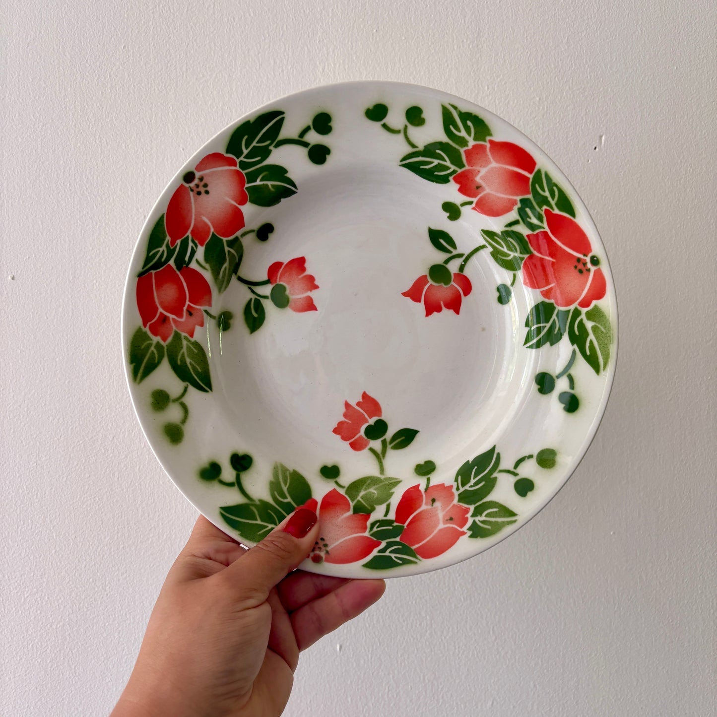 Lot de 11 assiettes creuses vintage Eric de Moulin des Loups