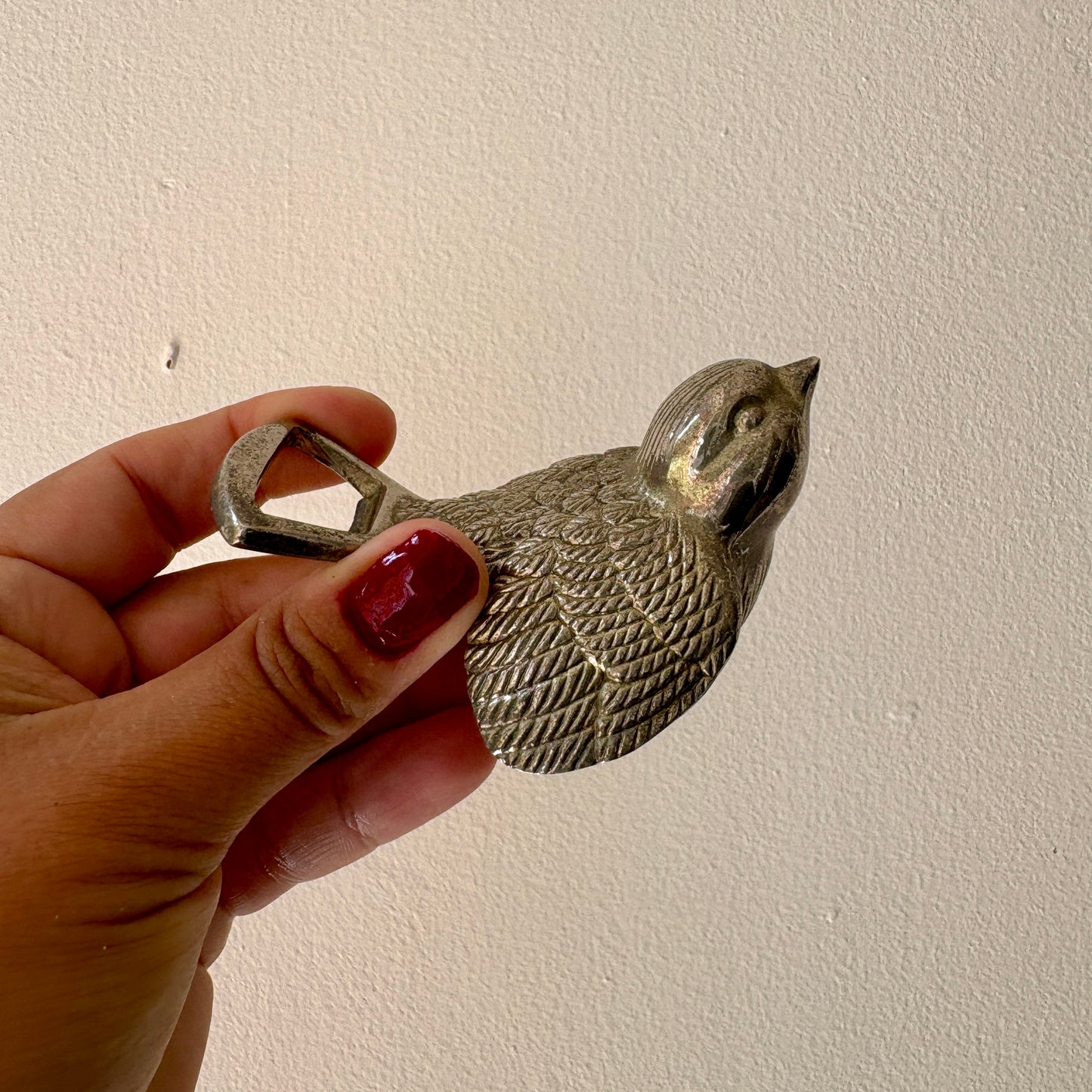 Décapsuleur vintage en forme d'oiseau