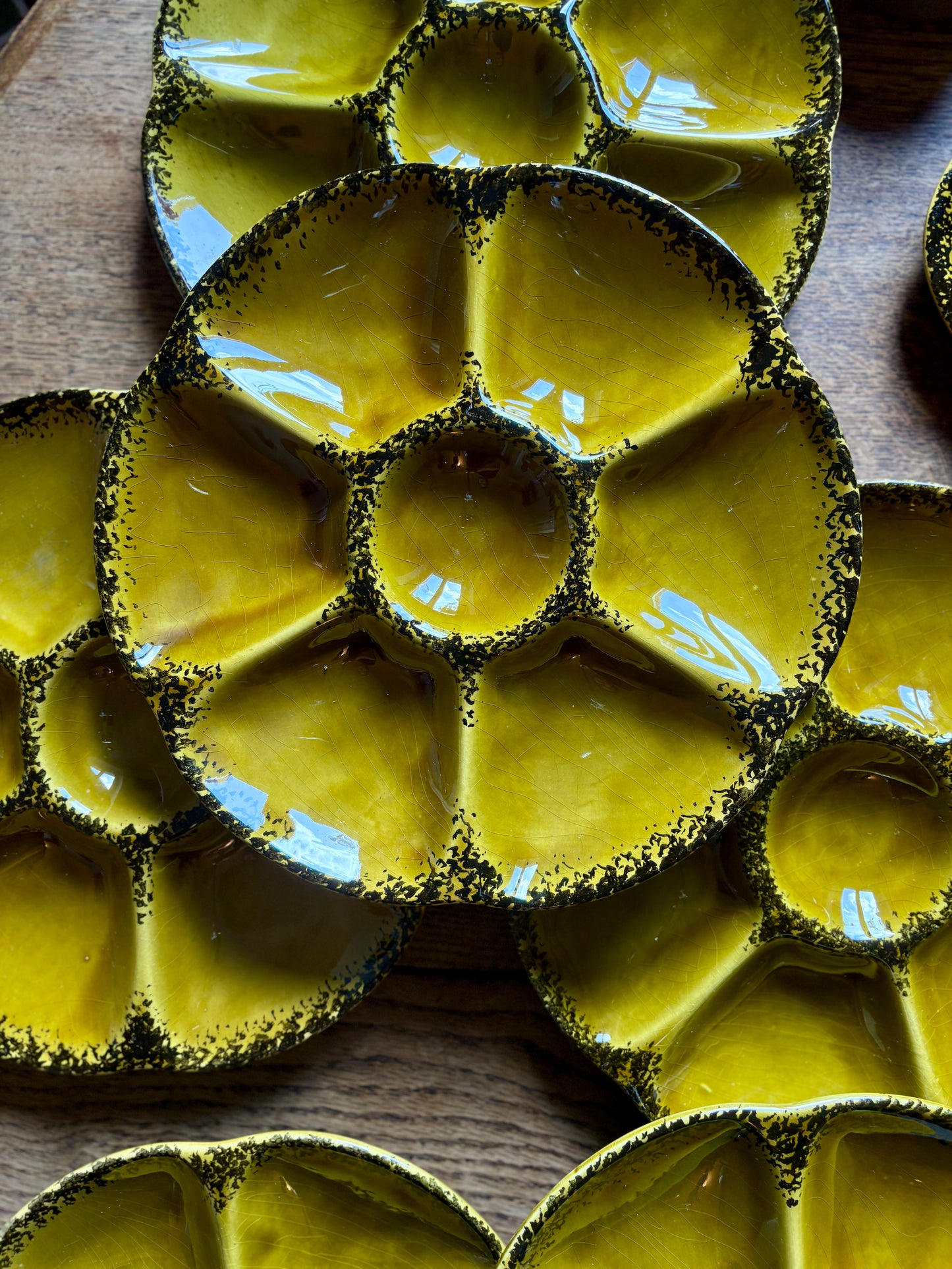 Service à huîtres ou crustacés vintage de la maison Gien