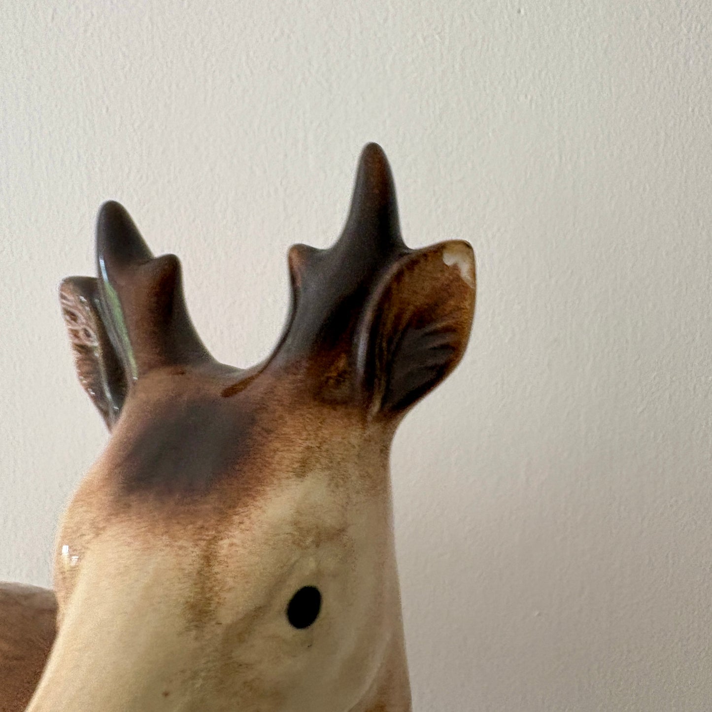 Ancienne terrine Caugant en céramique en forme de biche