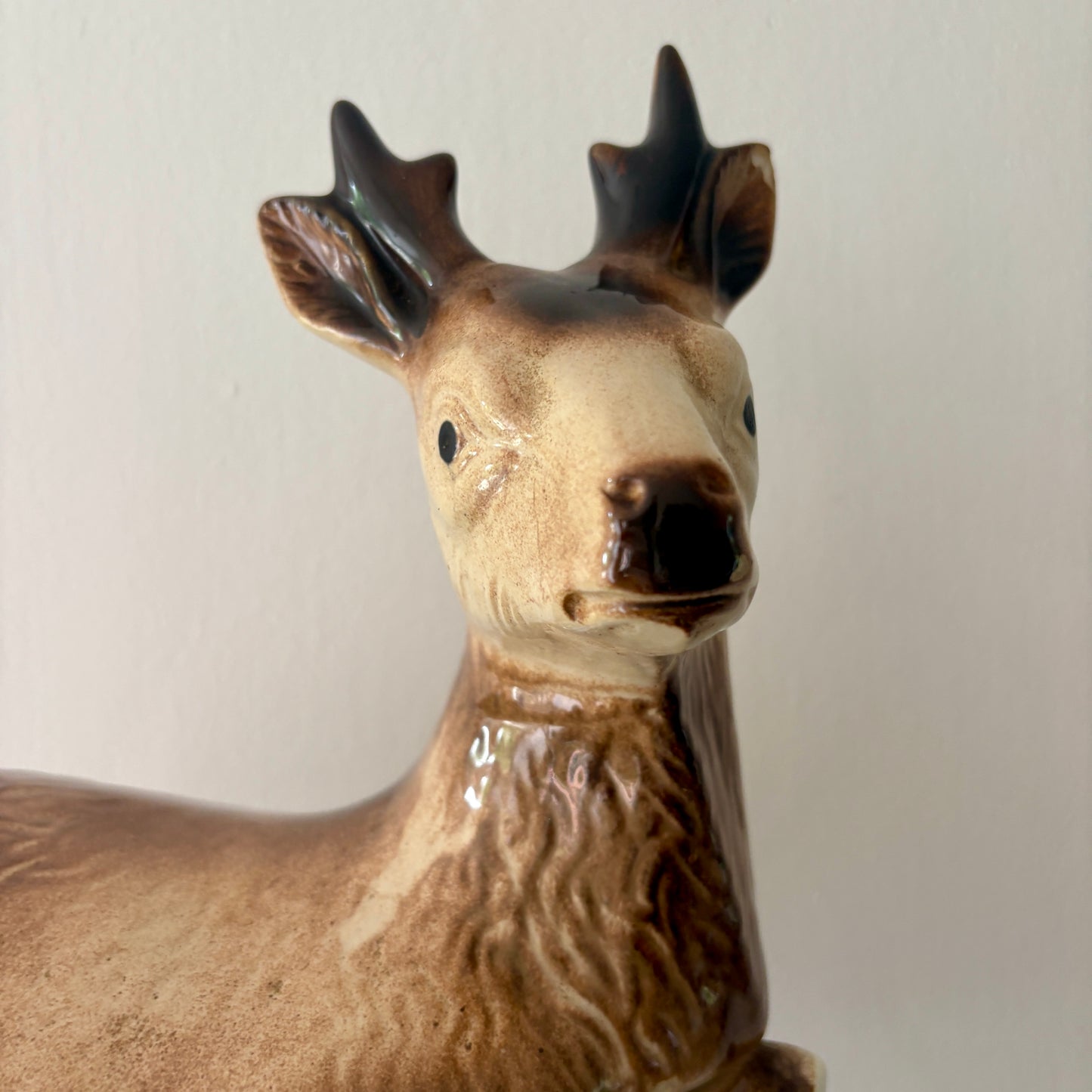 Ancienne terrine Caugant en céramique en forme de biche