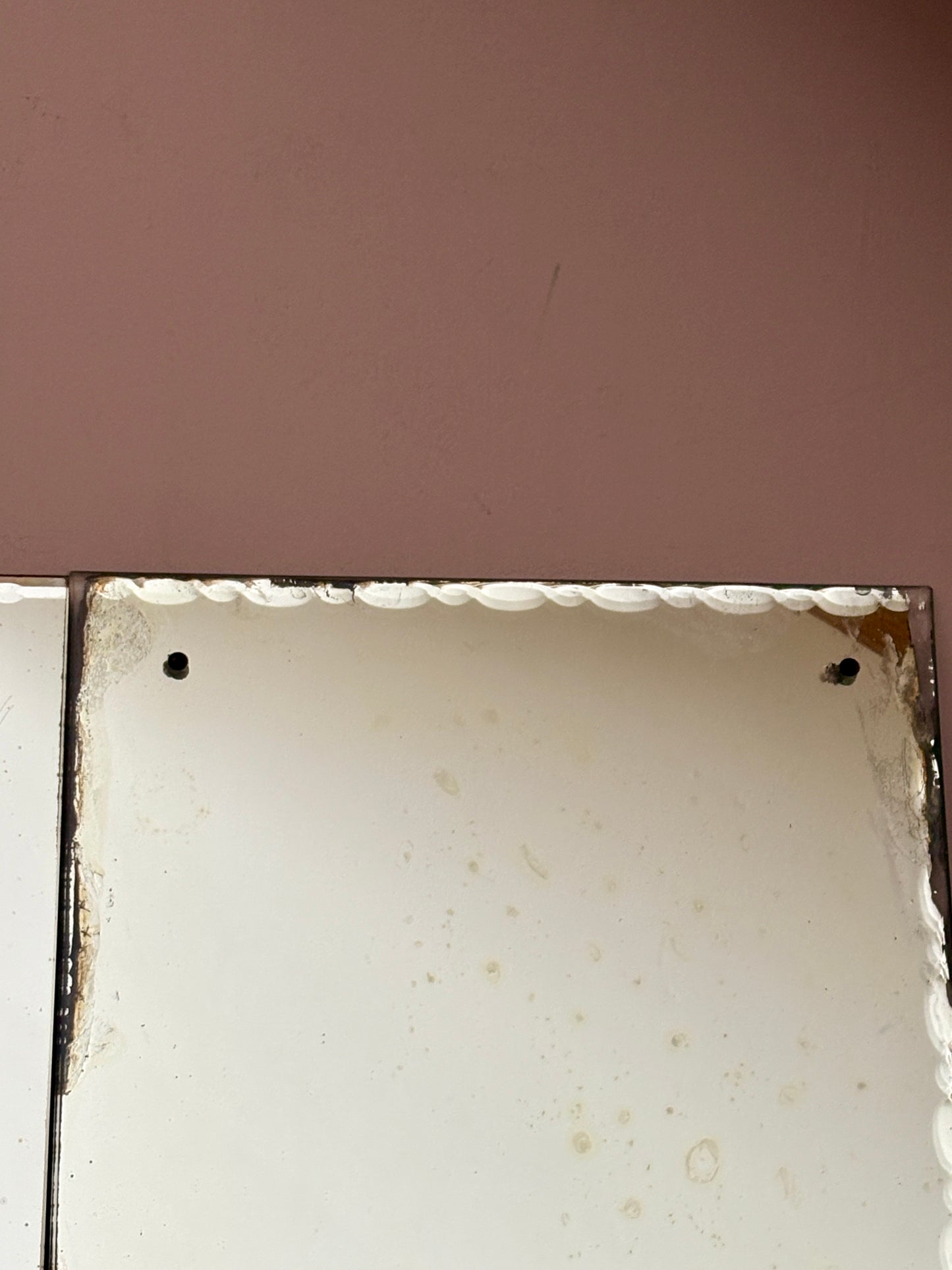 Lot de 2 miroirs anciens biseautés