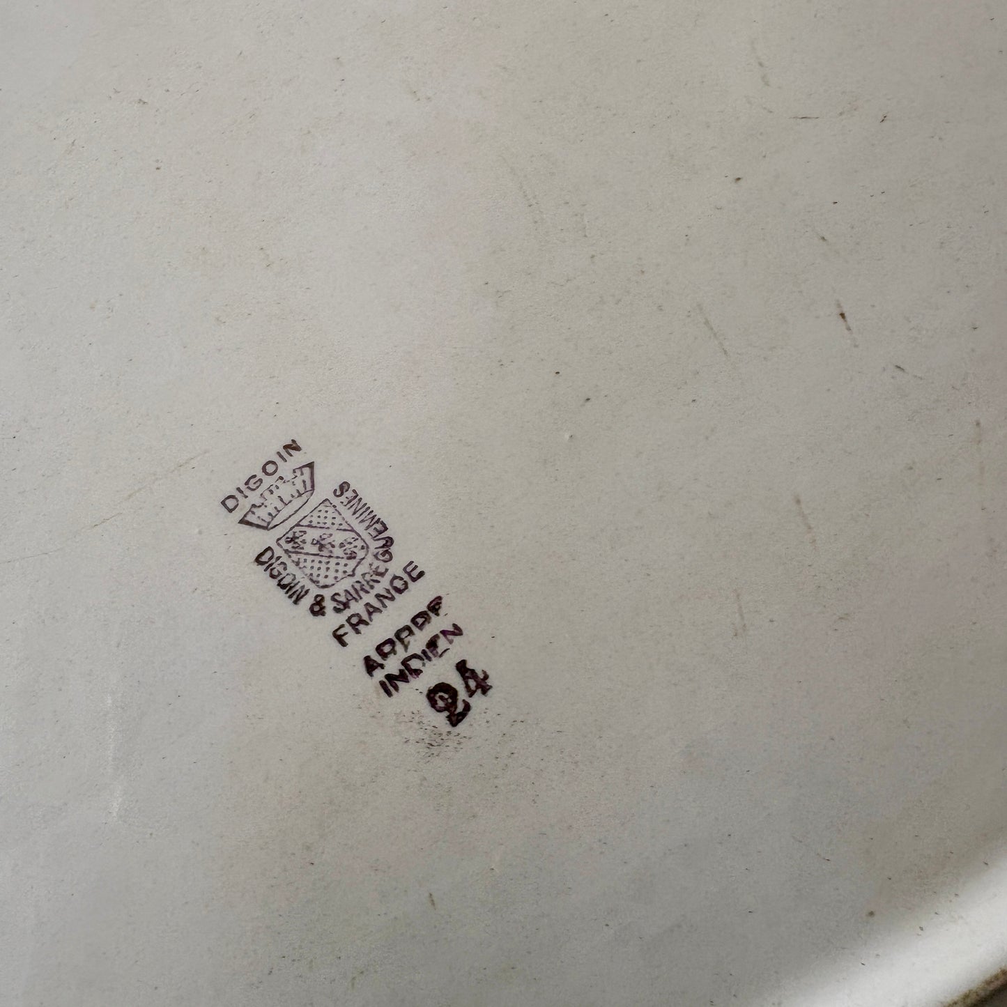 Lot de 3 raviers vintage, modèle "Arbre indien" de Digoin