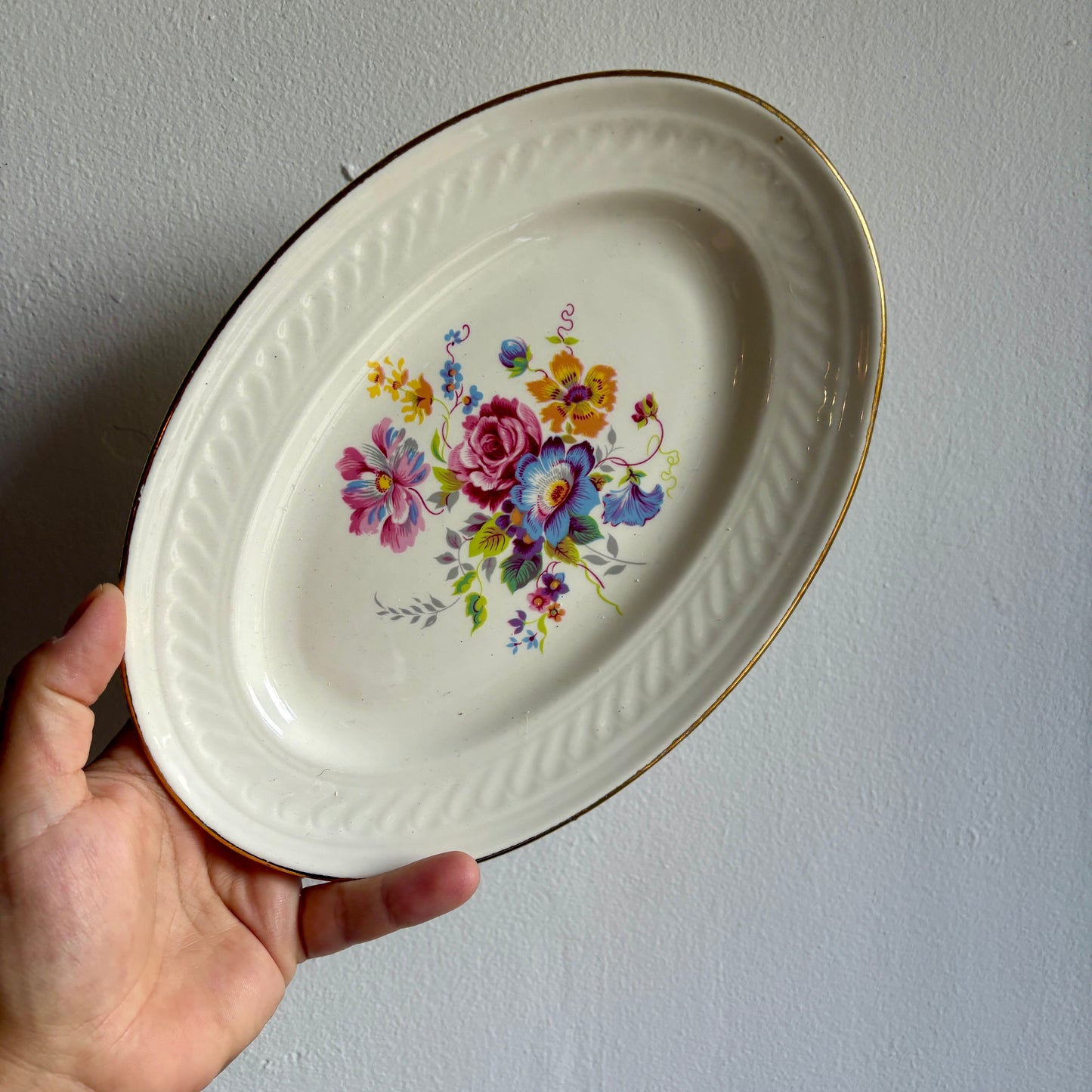Lot de 2 raviers vintage - Fleurette de Gien