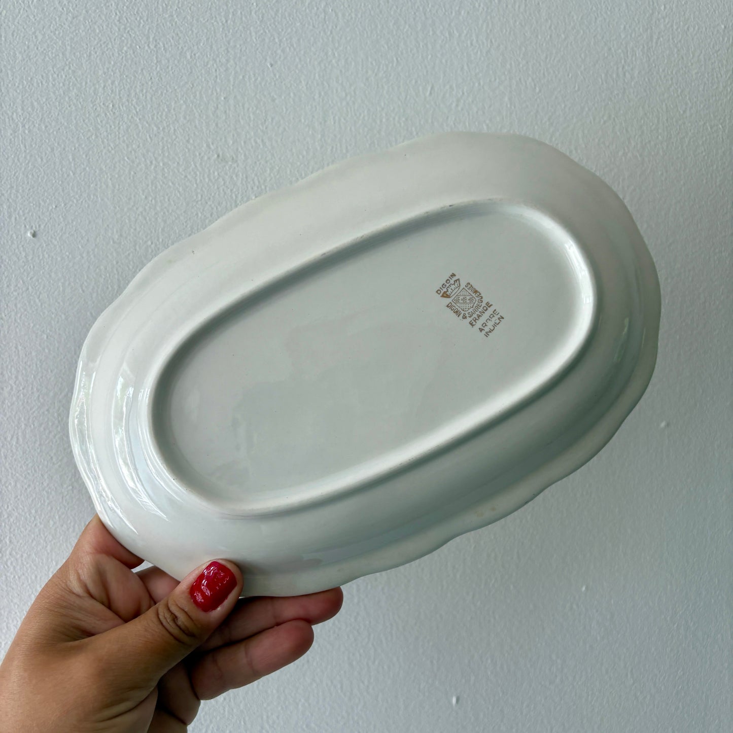 Lot de 3 raviers vintage, modèle "Arbre indien" de Digoin