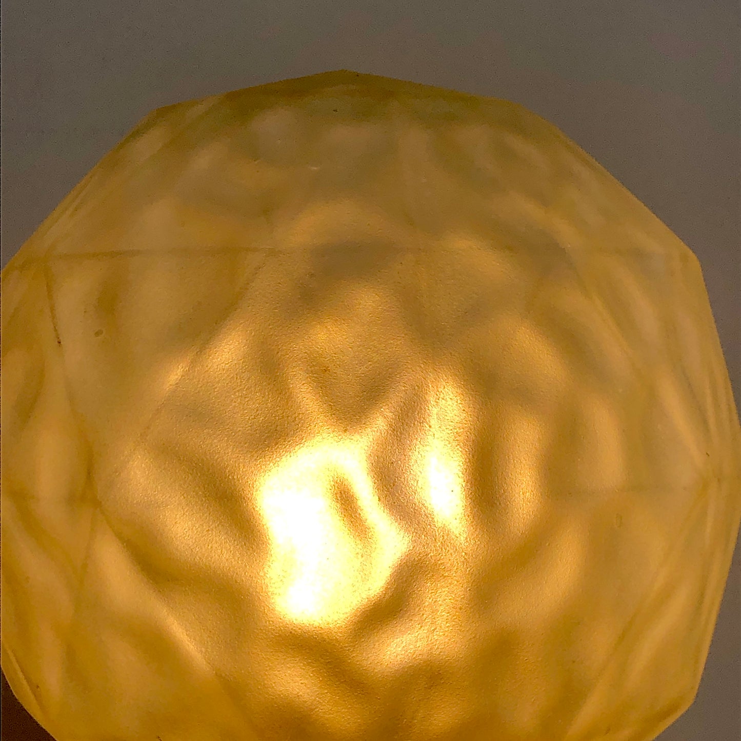 Lampe à poser globe vintage art déco