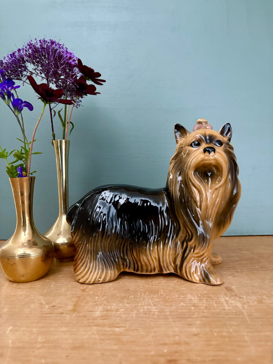 Chien vintage en céramique