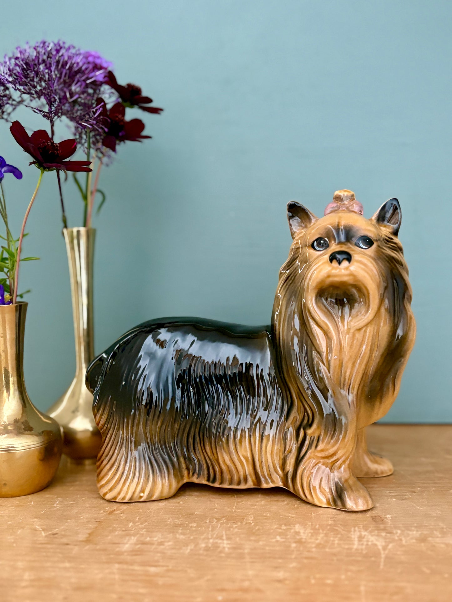 Chien vintage en céramique