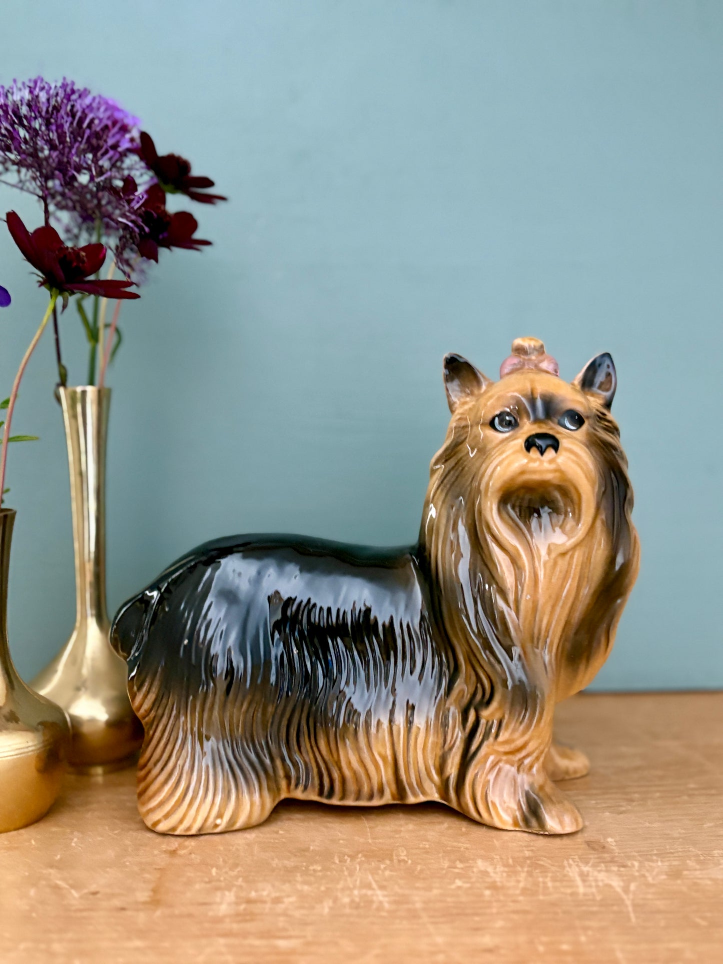 Chien vintage en céramique