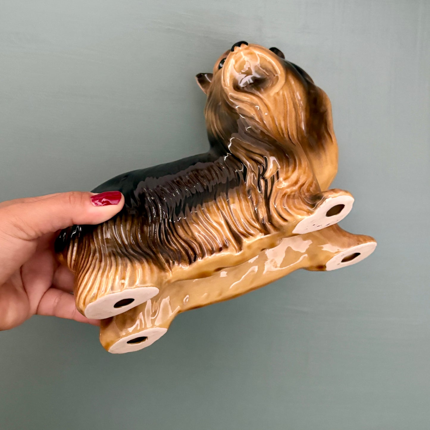 Chien vintage en céramique