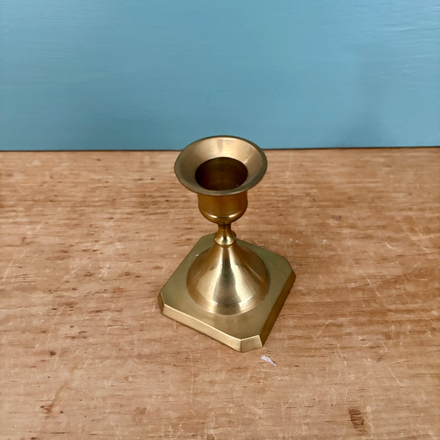 Chandelier/bougeoir vintage en laiton