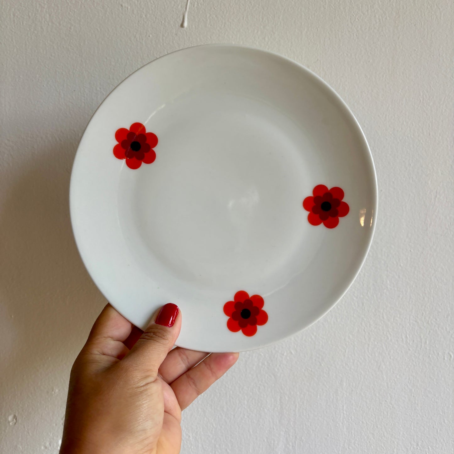 Lot de 5 assiettes à dessert vintage, Scherzer Bavaria