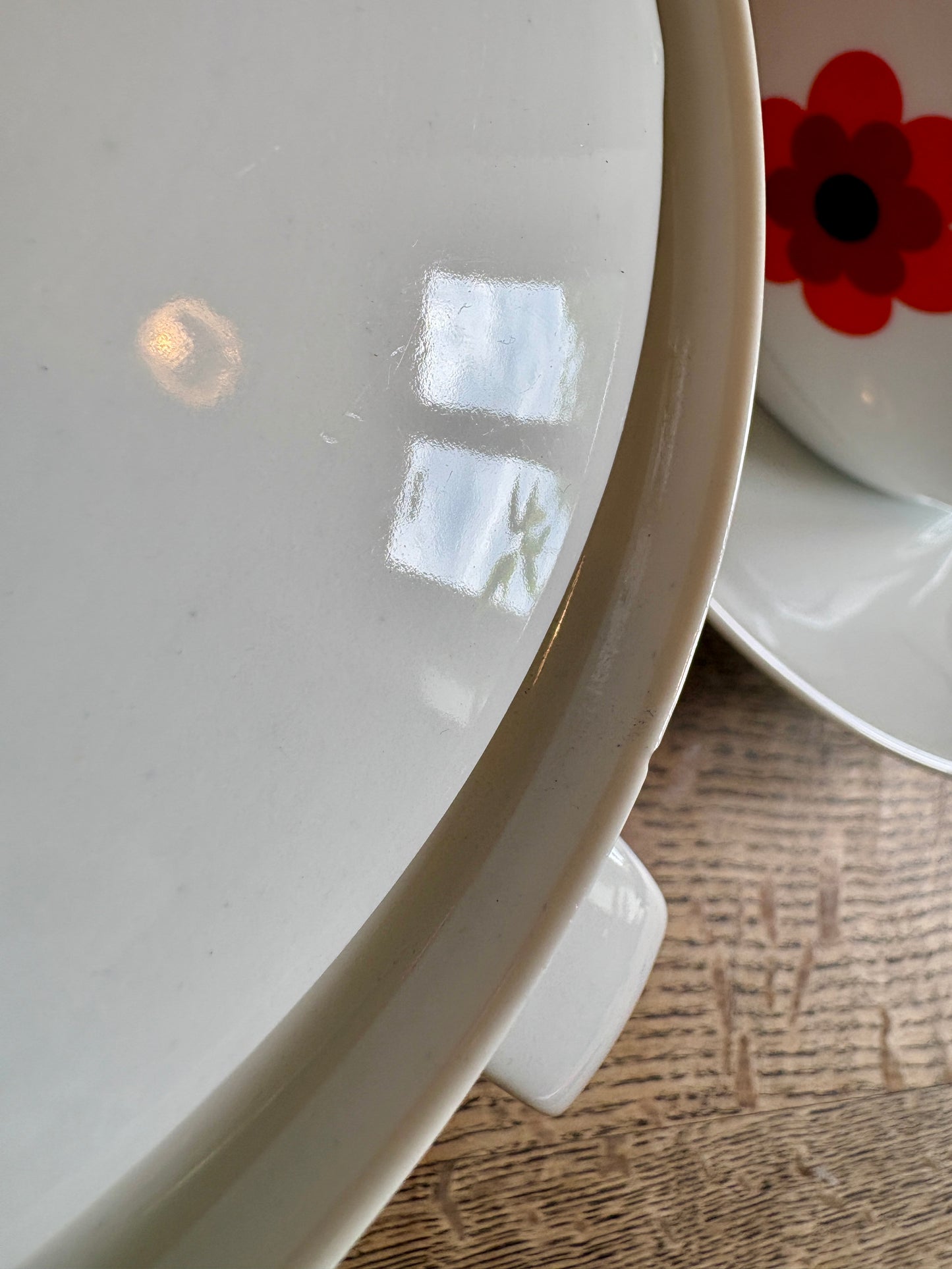 Lot de 3 plats de service vintages Scherzer Bavaria