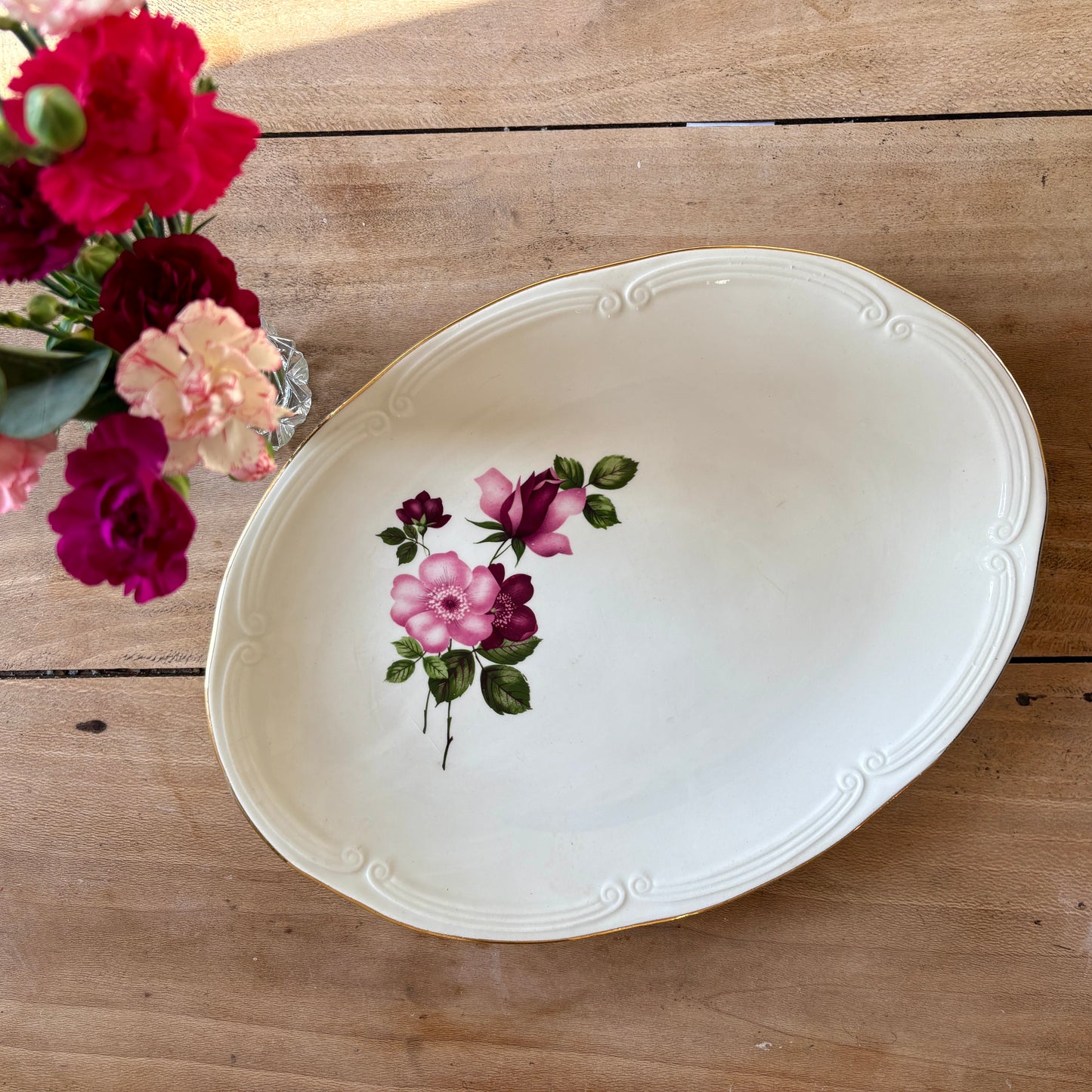 Plat / ravier vintage - Modèle Chinon de Gien