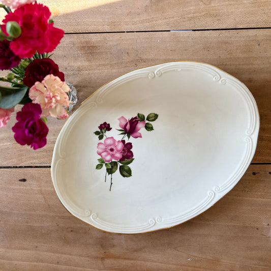 Plat / ravier vintage - Modèle Chinon de Gien