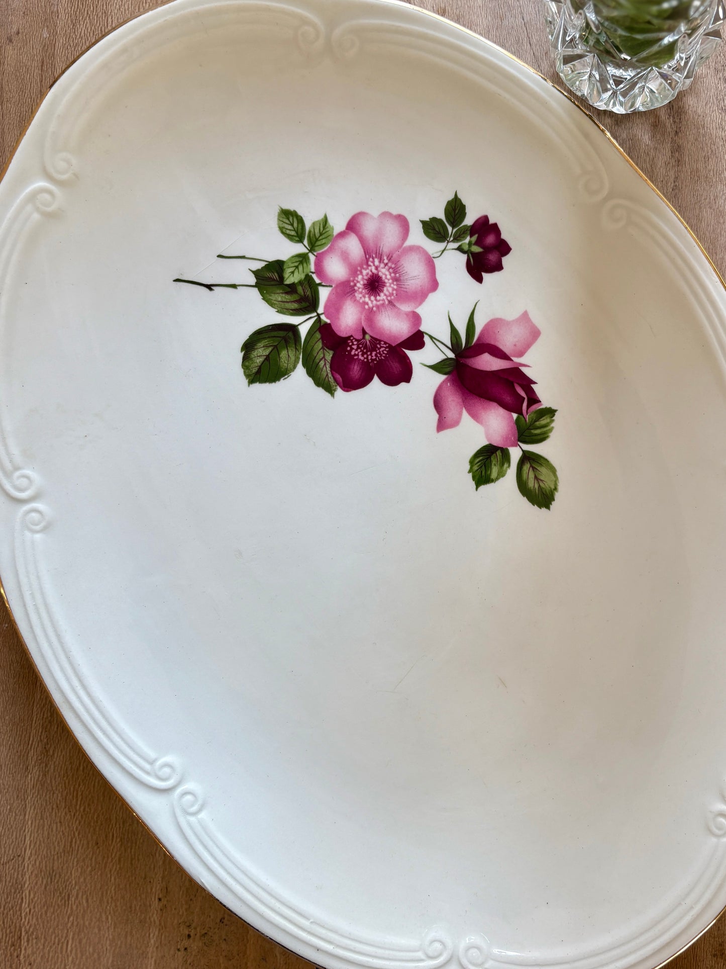 Plat / ravier vintage - Modèle Chinon de Gien