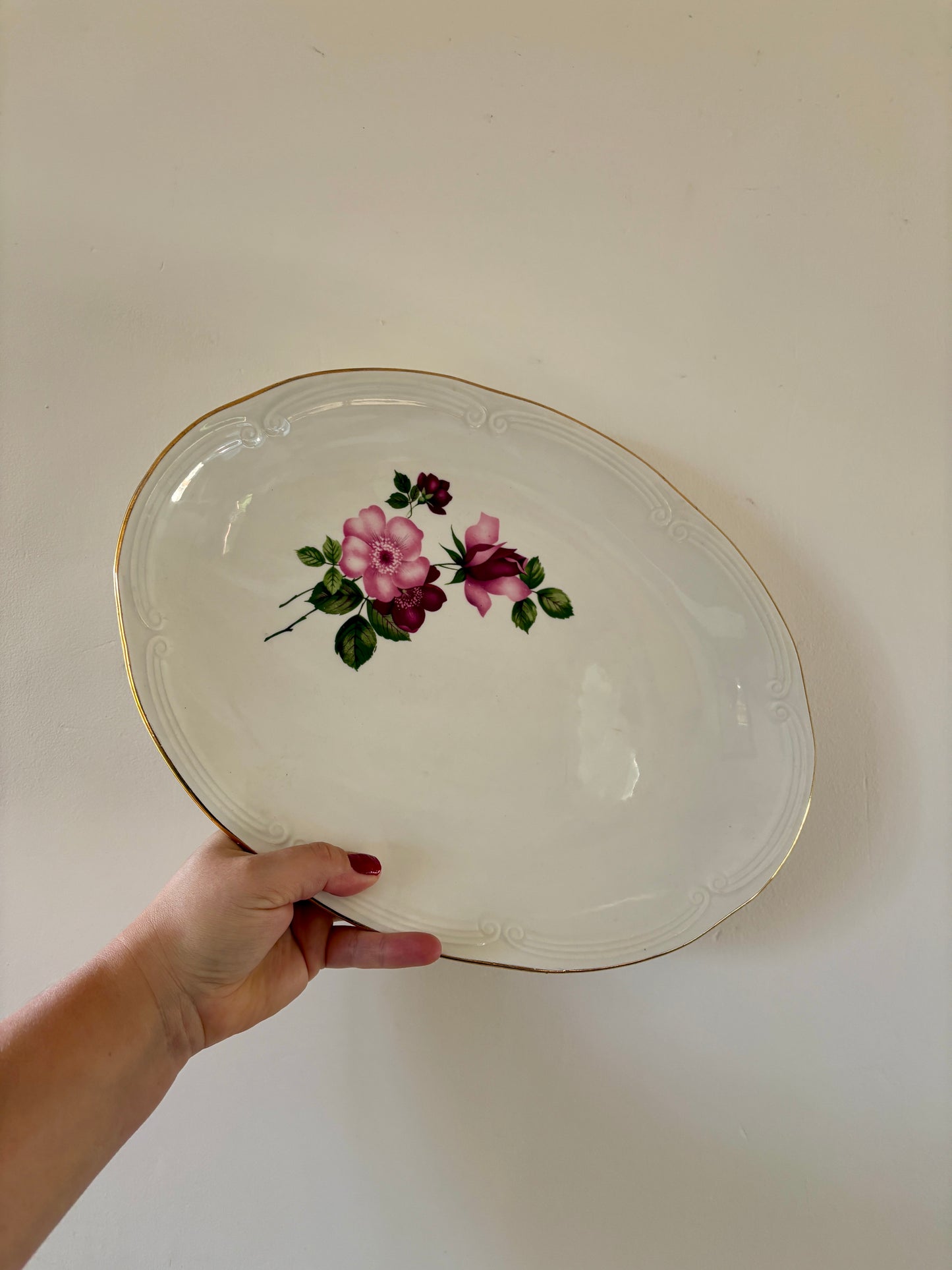 Plat / ravier vintage - Modèle Chinon de Gien